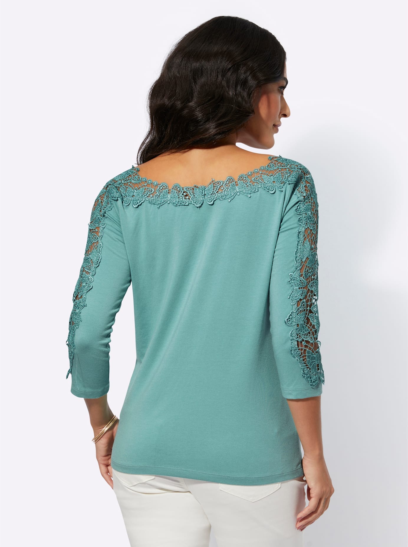 creation L Spitzenshirt »Modal-Mix-Shirt«, (1 tlg.)
