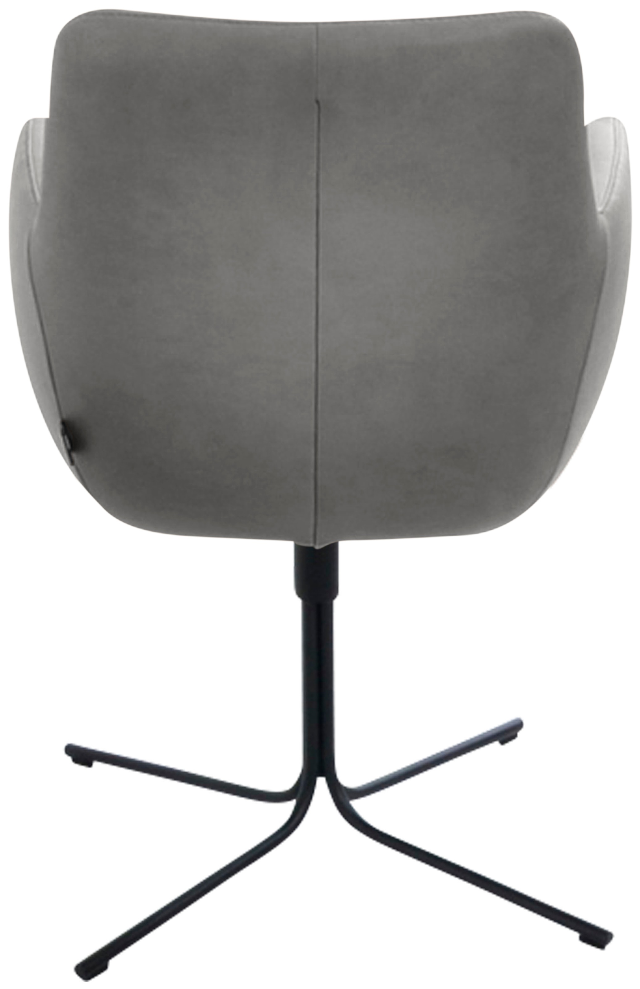 K+W Komfort & Wohnen Drehstuhl »Pego« () filigranem 4-Fuß-Gestell in schwarz