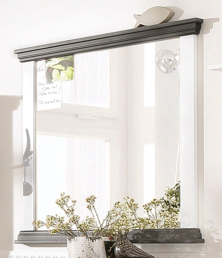 Home affaire Garderobenspiegel »Basilico«, Rahmen aus massiver Kiefer, FSC®, Breite 86 cm