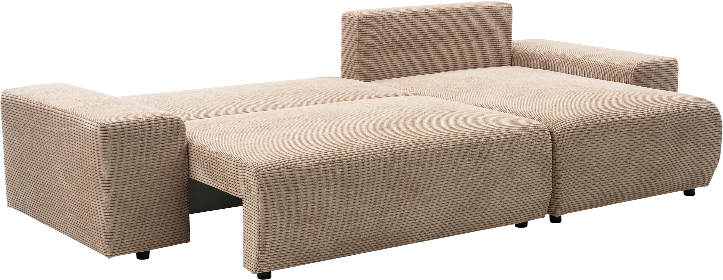 WERK2 Ecksofa »Amsterdam, zeitlos und elegant, Breite 300cm, L-Form«, Design Ecksofa mit hohem Komfort, Schlaffunktion & Bettkasten