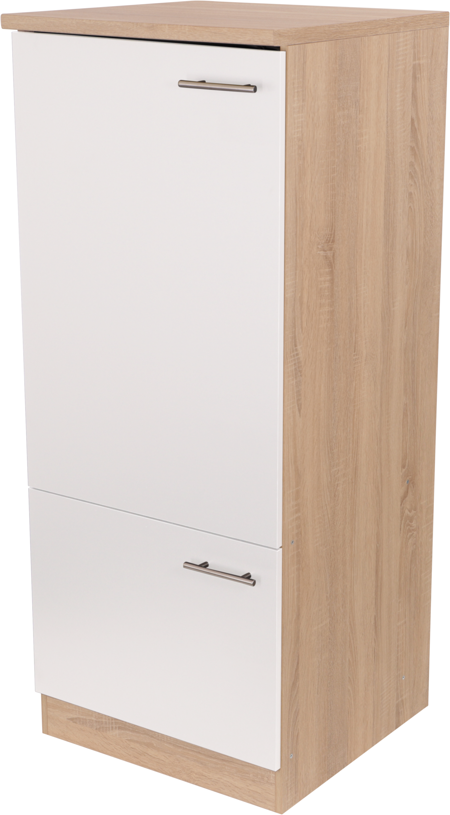 RESPEKTA Kühlumbauschrank »Merle« Breite 60 cm, Türen wechselseitig anschlagbar, Griffe aus Metall