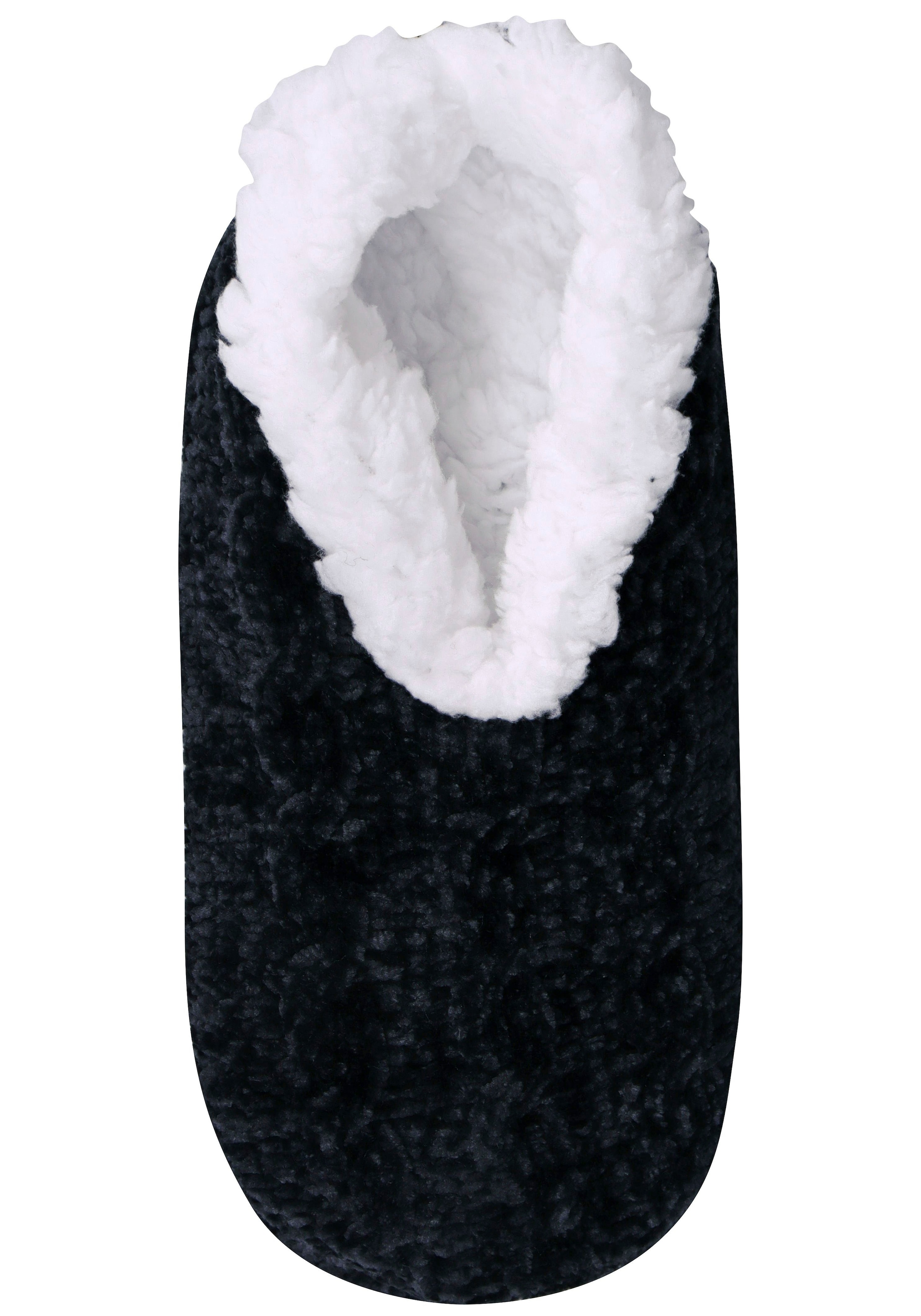 Capelli New York Kuschelsocken, mit flauschigem Kunstfellfutter