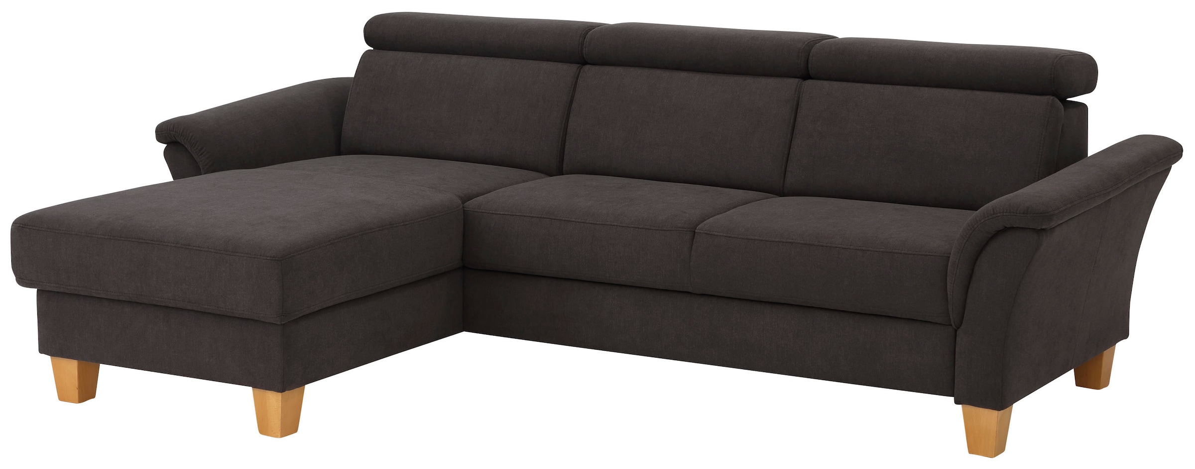 Home affaire Ecksofa »Conville L-Form«, Federkern, wahlweise mit Bettfunktion und Bettkasten bzw. Stauraum