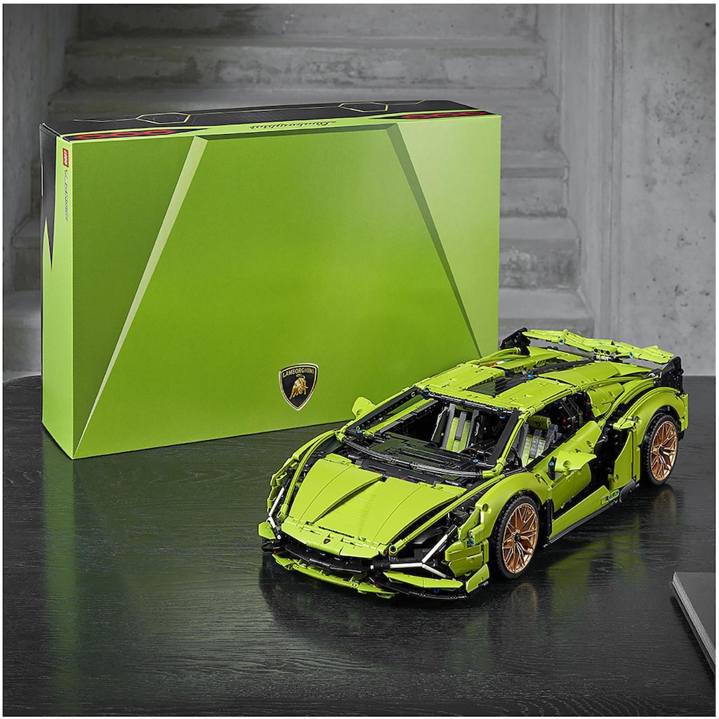 LEGO® Konstruktionsspielsteine »Lamborghini Sián FKP 37 (42115), LEGO® Technic«, (3696 St.), Made in Europe