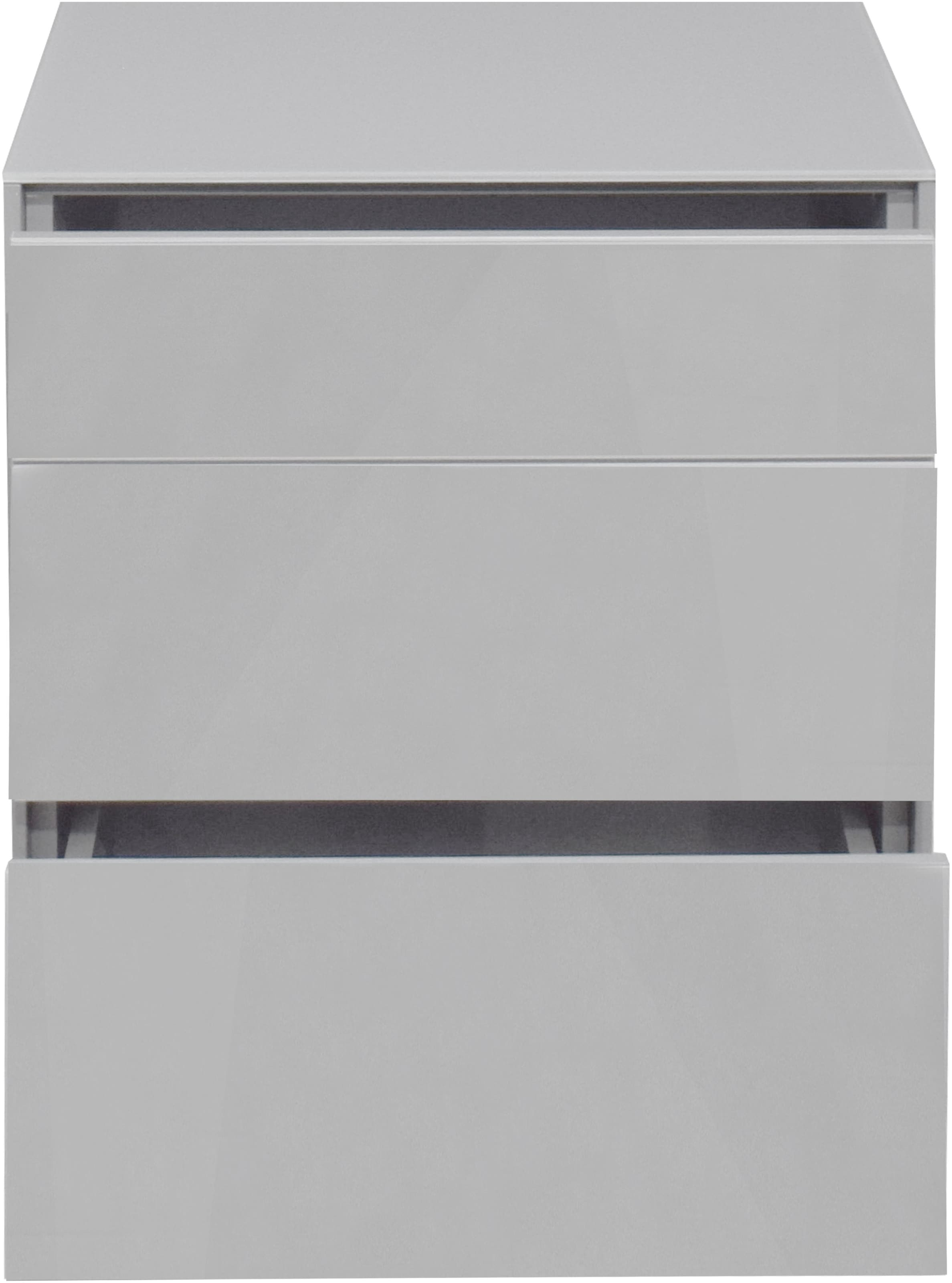 Mäusbacher Kommode »Imola TOPSELLER!«, Mäusbacher Kommode, mit Glasfront und Glasoberplatte, 2 Schubladen
