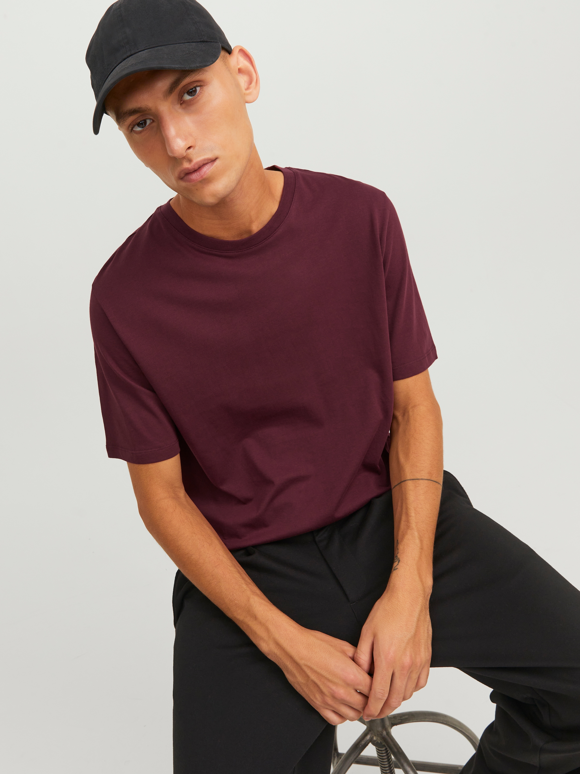 Jack & Jones Rundhalsshirt »JJEORGANIC BASIC TEE SS O-NECK NOOS«