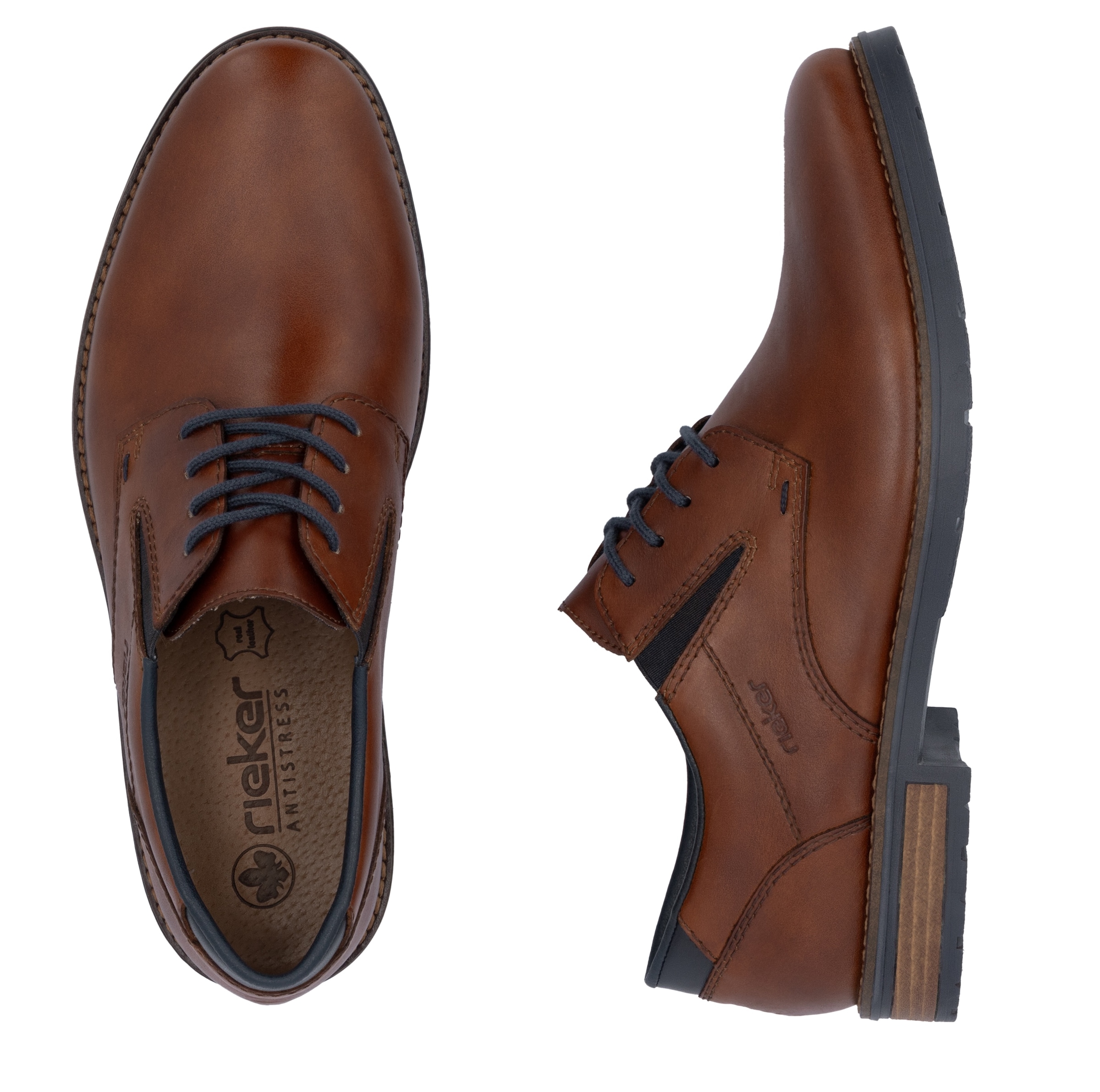 Rieker Schnürschuh, mit Stretch, Freizeitschuh, Halbschuh, Schnürschuh