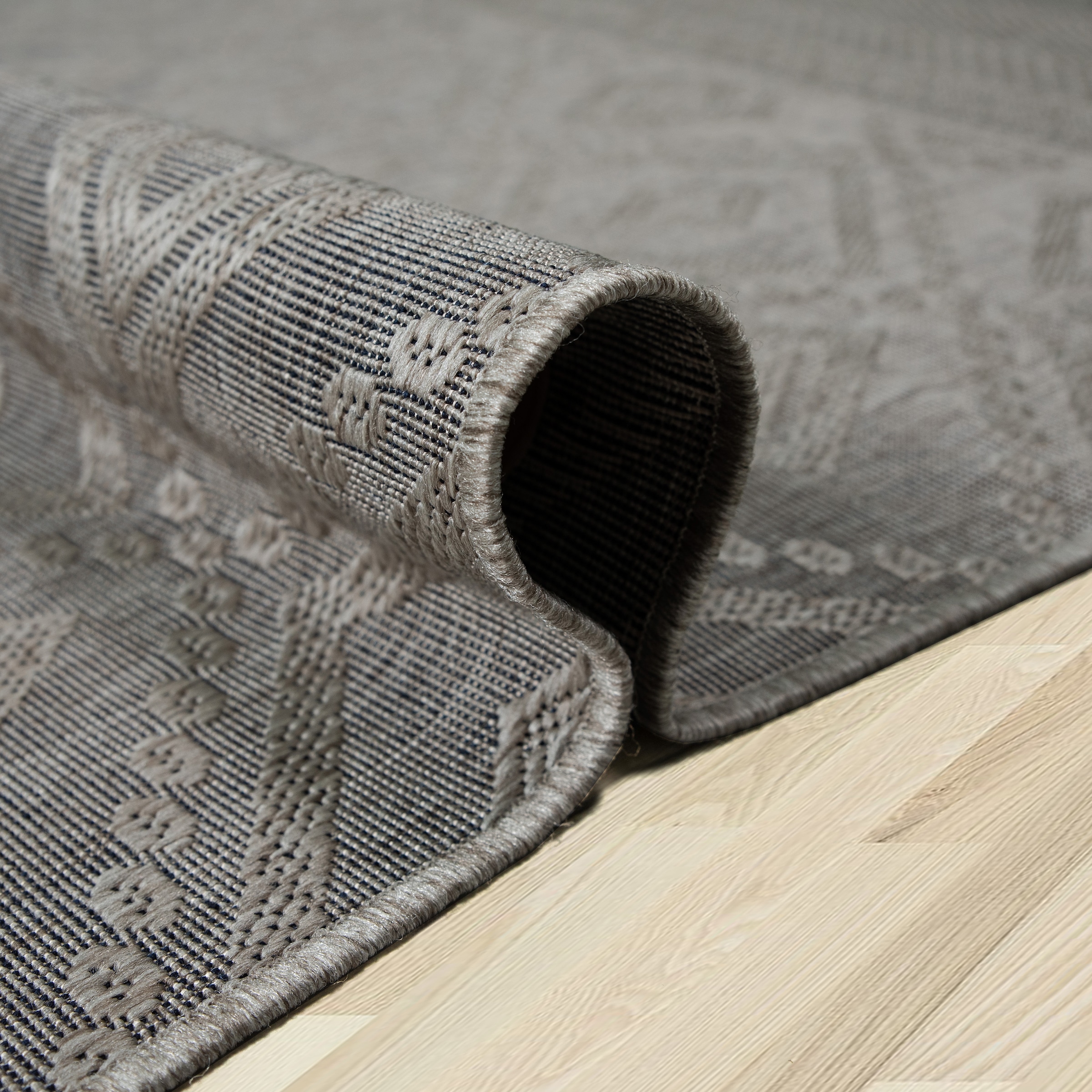 my home Teppich »Toronto auch als Läufer erhältlich«, rechteckig, 3 mm Höhe, In- und Outdoor geeignet, Sisal-Optik, Wetterfest & UV-beständig, Boho