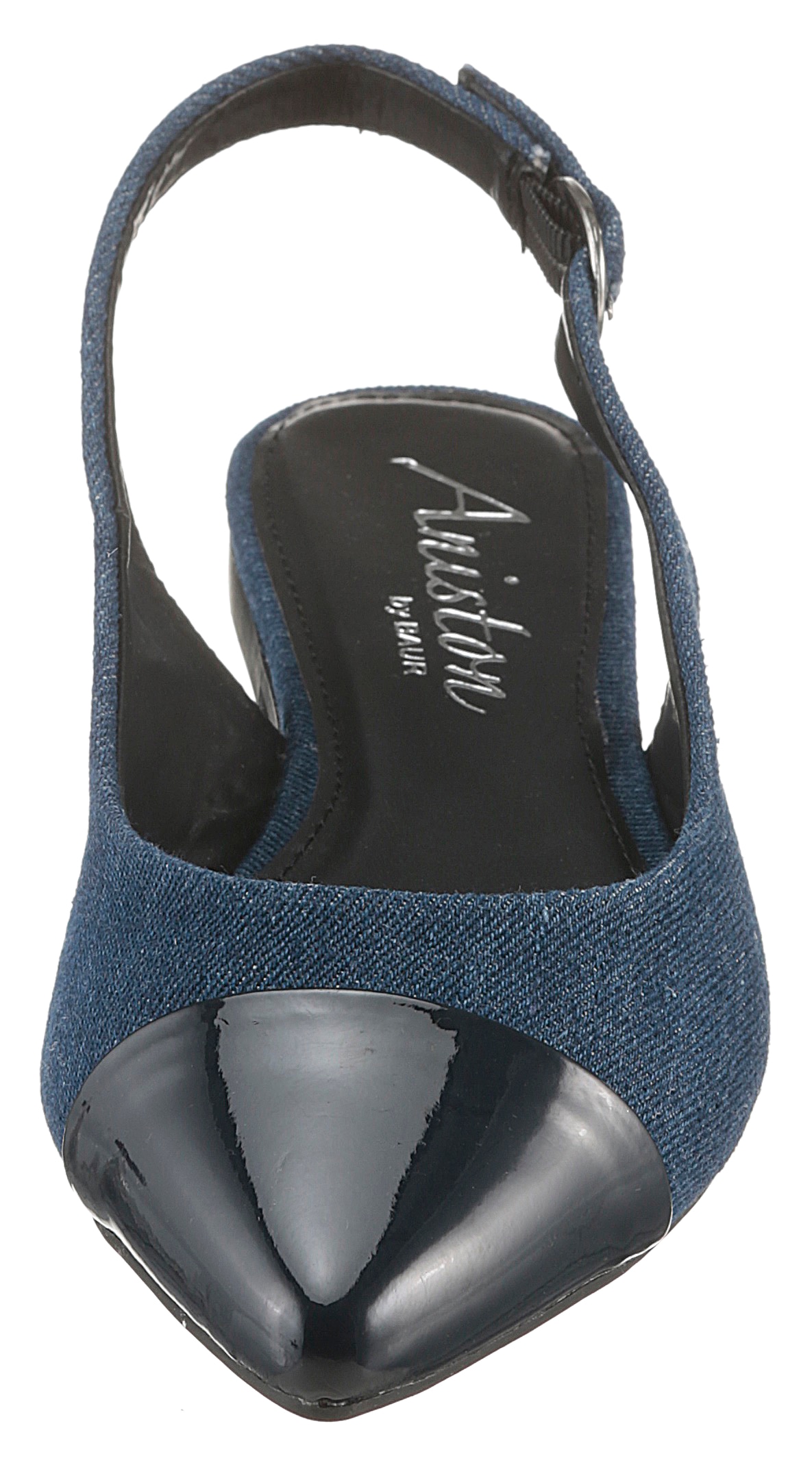 Aniston SHOES Slingpumps, Flat, Sommerschuh, Lackspitze - NEUE KOLLEKTION