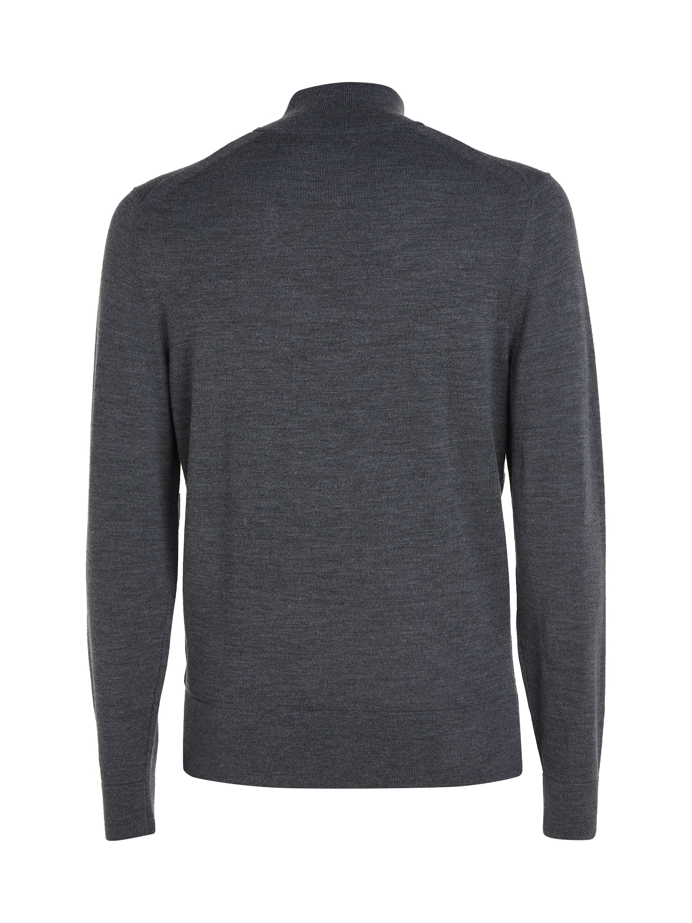 Calvin Klein Rollkragenpullover »MERINO MOCK NECK SWEATER«, mit Markenlabel