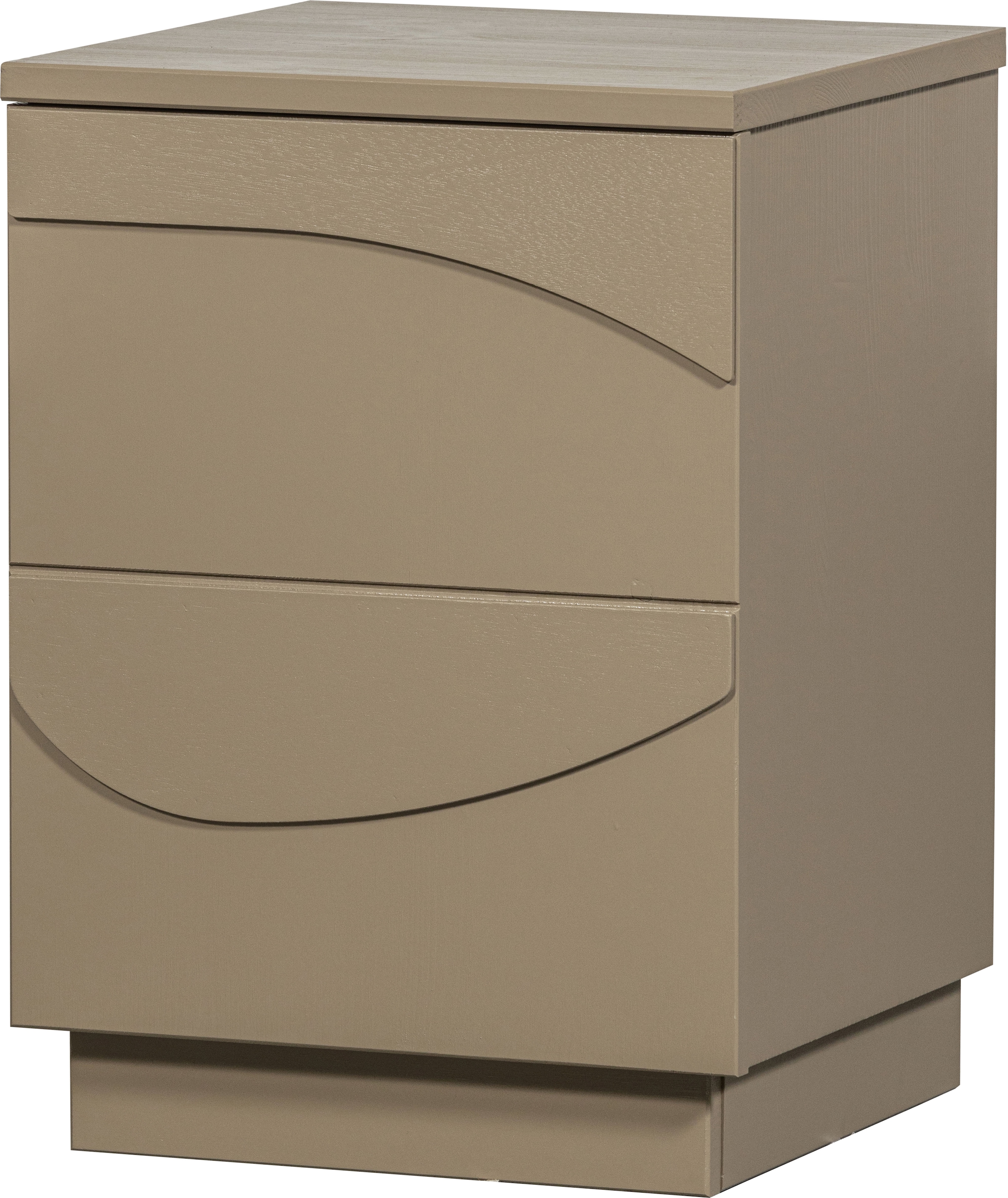 WOOOD Nachtschrank »Teo«, 3D-Effekt, belastbar bis 15 kg, Push-to-Open Funktion, Breite 36 cm