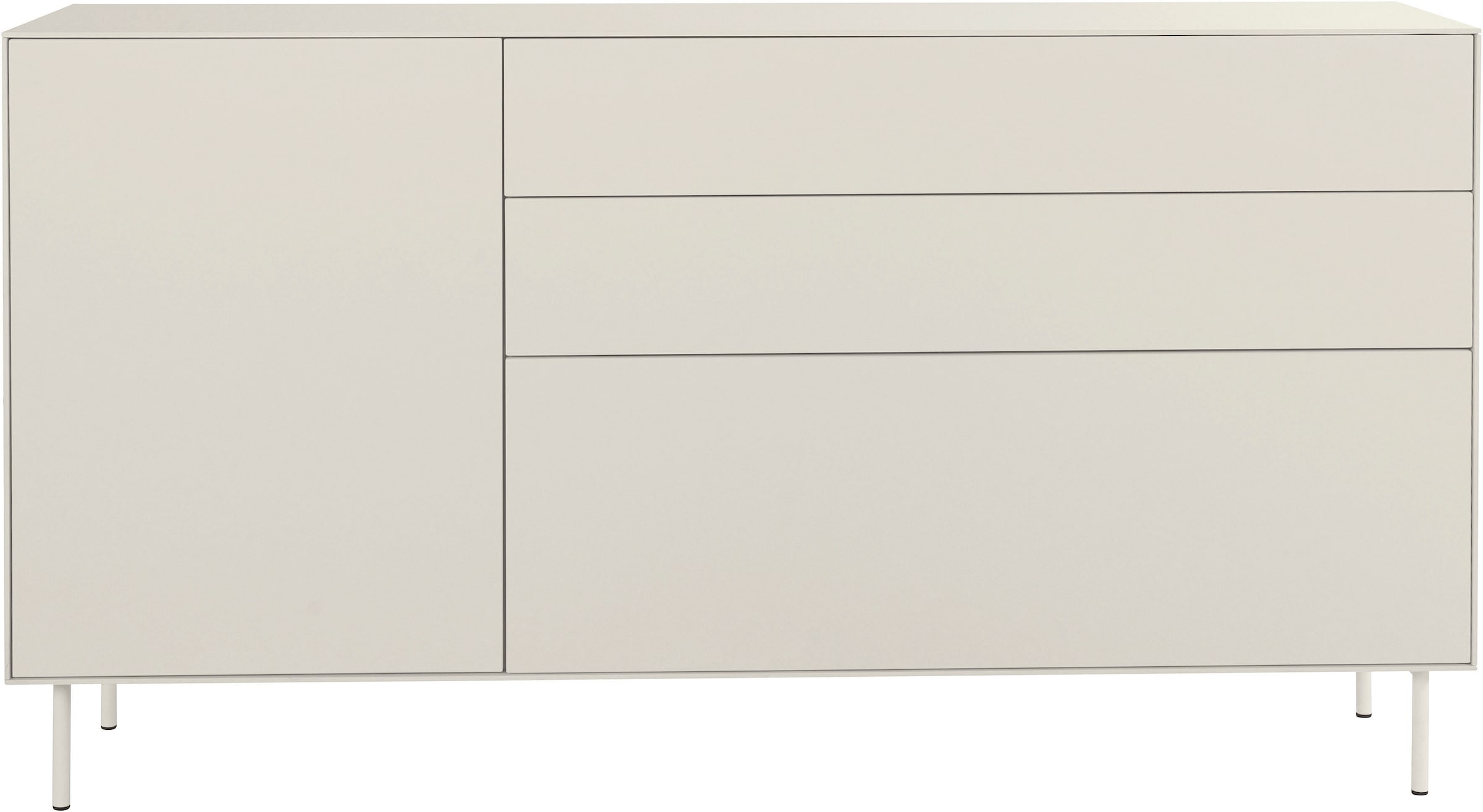 LeGer Home by Lena Gercke Sideboard »Essentials«, Breite: 167cm, MDF lackiert, Push-to-open-Funktion