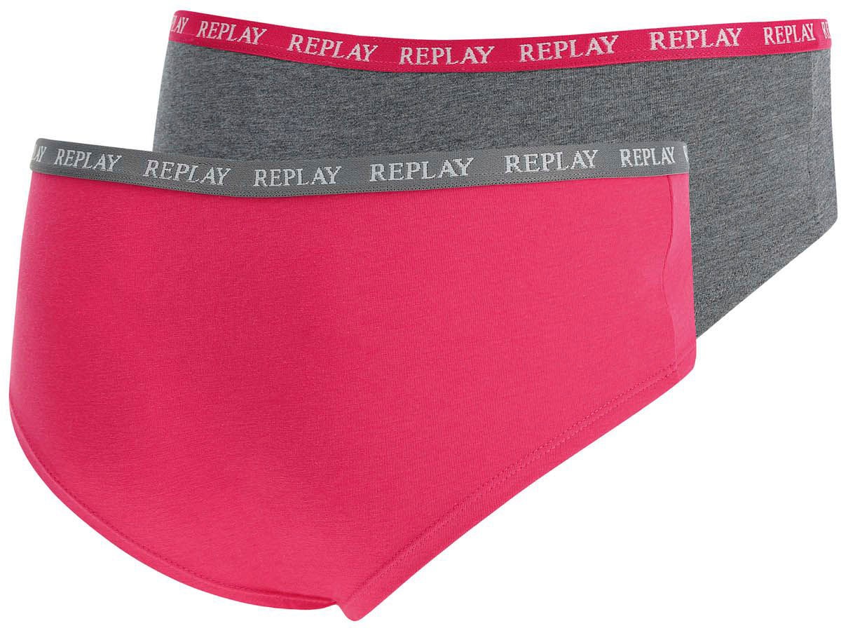 Replay Hüftslip »Lady Culotte Style 1 - 2pcs Waterfall pack«, (Packung, 2er-)