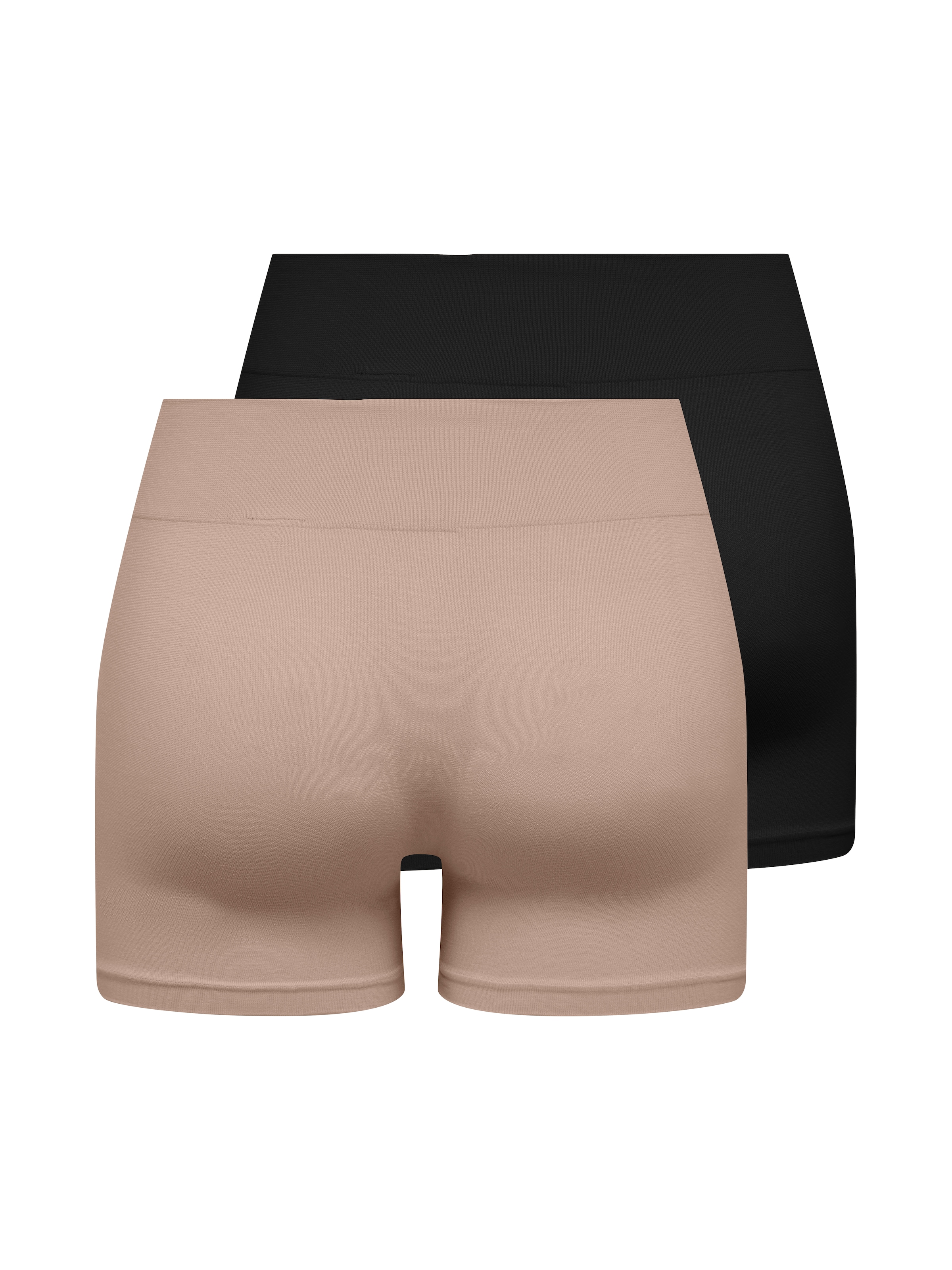 ONLY Hotpants »ONLVICKY S-LESS MINI SHORTS 2-PACK«, (Packung, 2 tlg.)