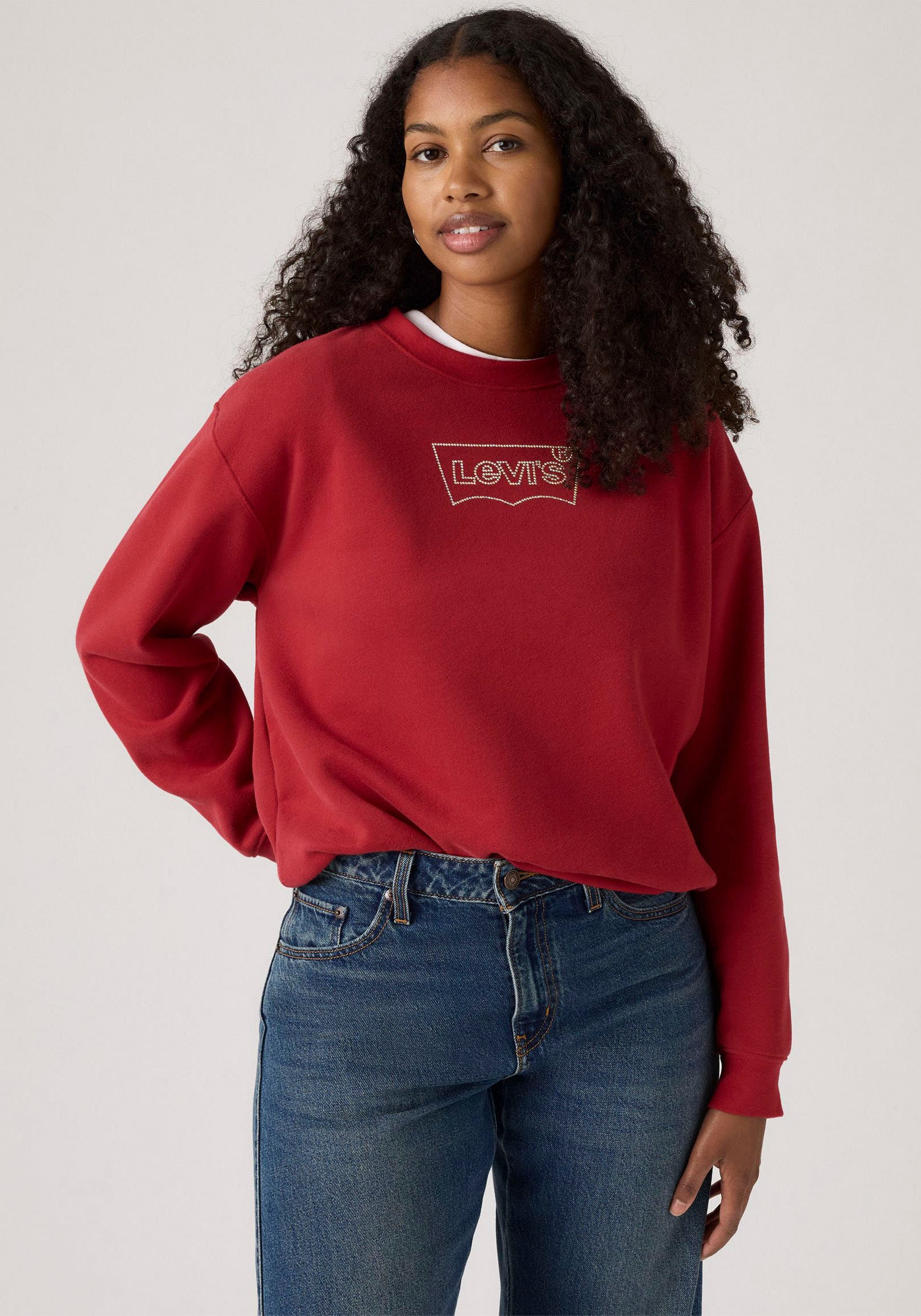 Levi's® Sweatshirt »GR EVERYDAY CREW«, mit winterlichem Logoprint
