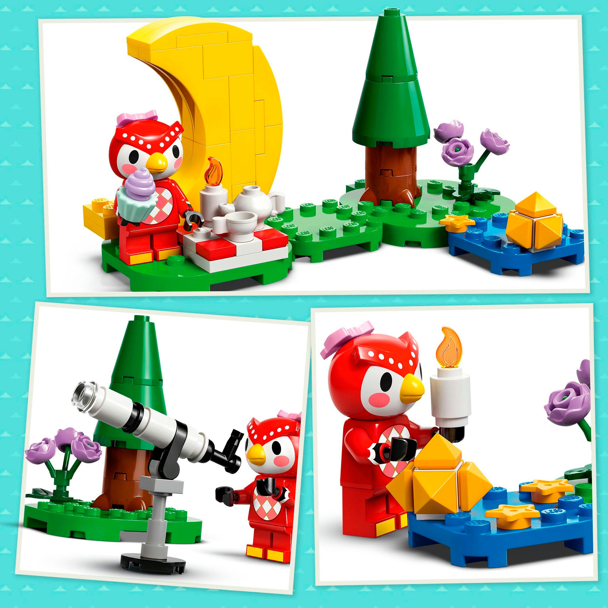 LEGO® Konstruktionsspielsteine »Sternbeobachtung mit Eufemia (77053), LEGO Animal Crossing«, (78 St.), Made in Europe