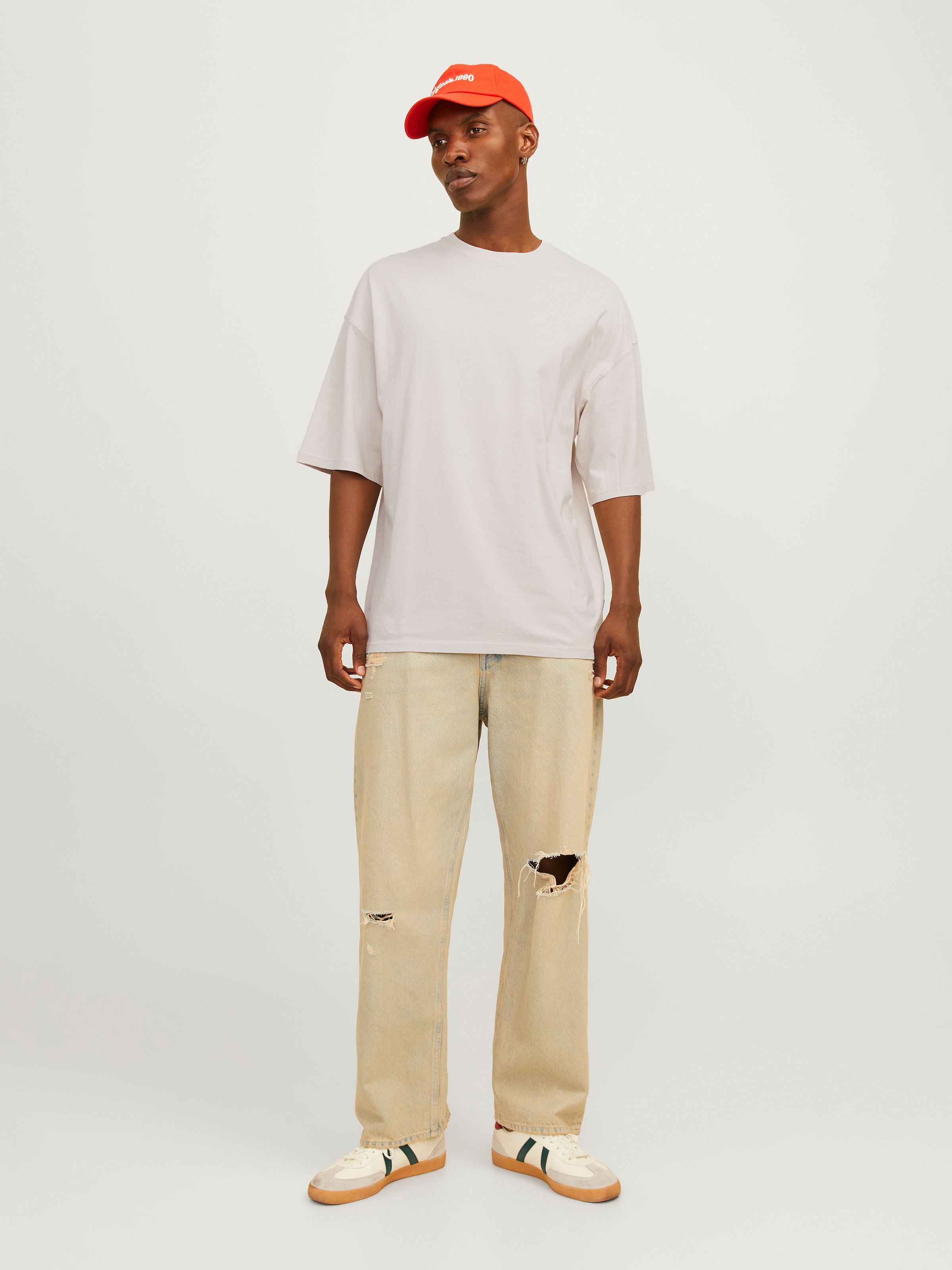 Jack & Jones Rundhalsshirt »JJECHARGE TEE O-NECK NOOS«, mit Rundhalsausschnitt