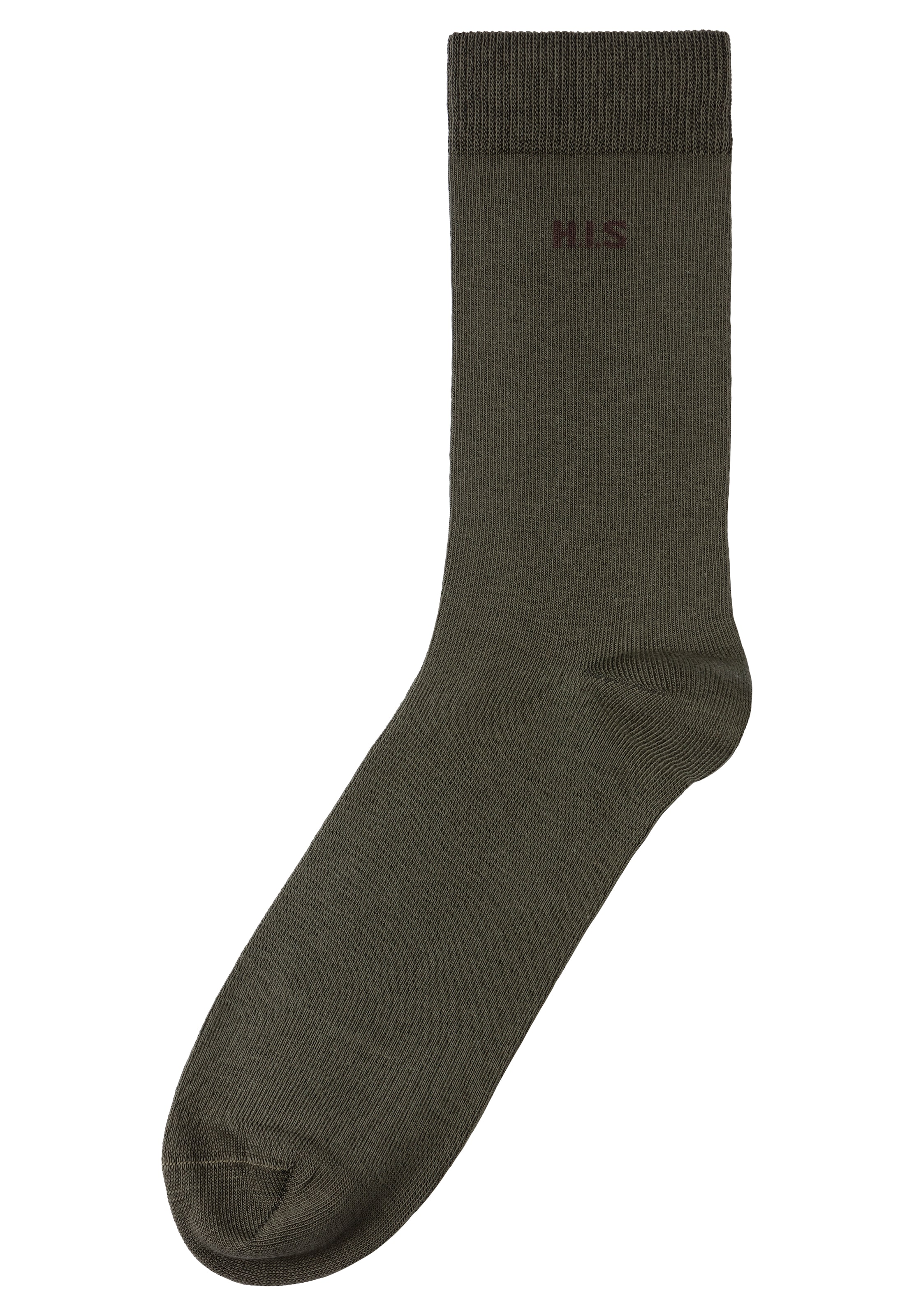 H.I.S Socken, (Packung, 10 Paar), mit farbigem Innenbund