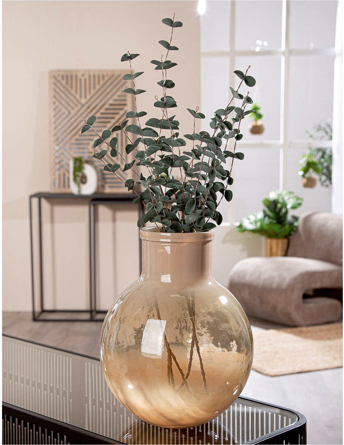 GILDE Tischvase »Vase bauchig "Novelle"«