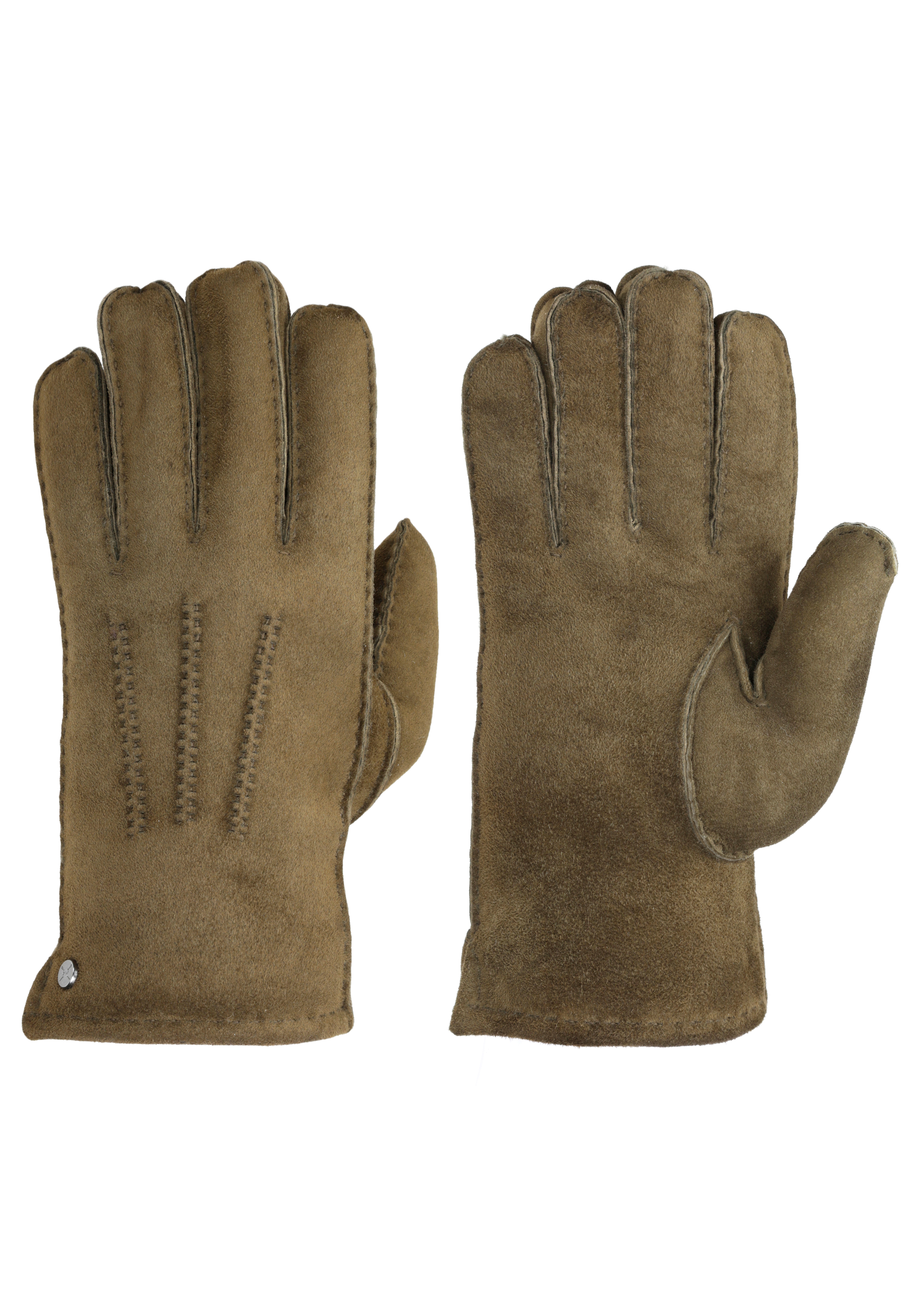 Pearlwood Herren Lederhandschuhe »NORTH« 1 Paar, warm gefüttert, Ziernähte, Temperaturregulierend, Größe 10