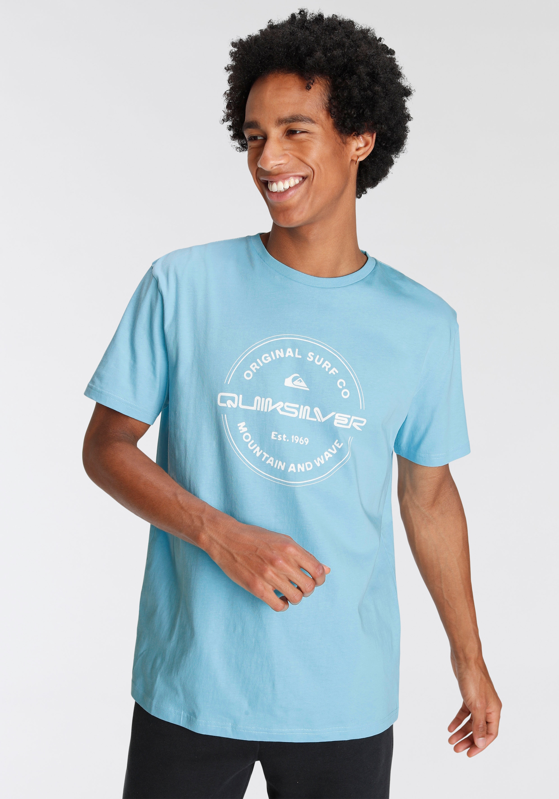 Quiksilver T-Shirt »Herren Doppelpack bei 2 Logodruck«, tlg.) (Packung, OTTO shoppen online mit