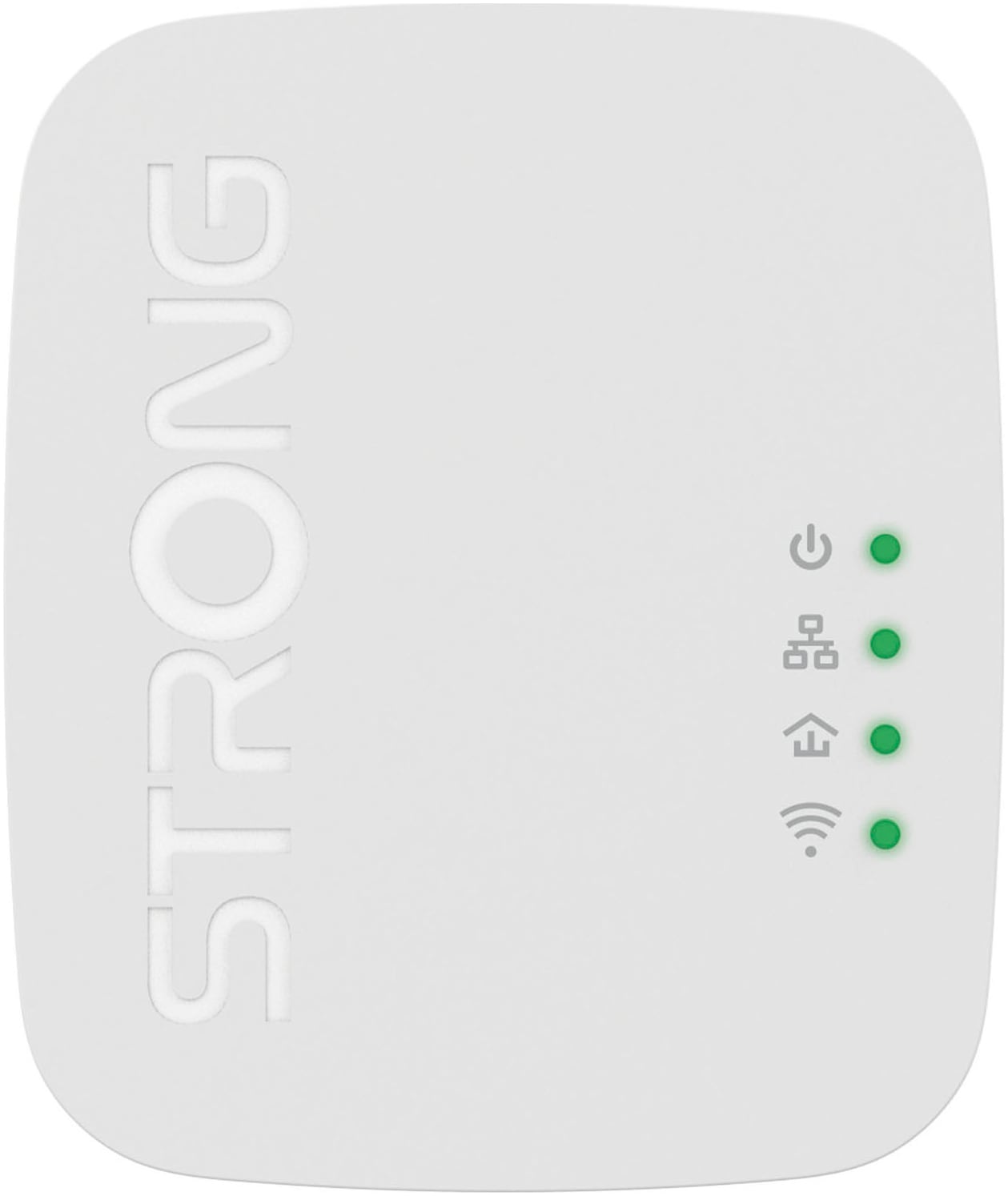Strong Reichweitenverstärker »Powerline MINI WiFi 600 Mbit/s Set (2 Einheiten)«, (2 St.)