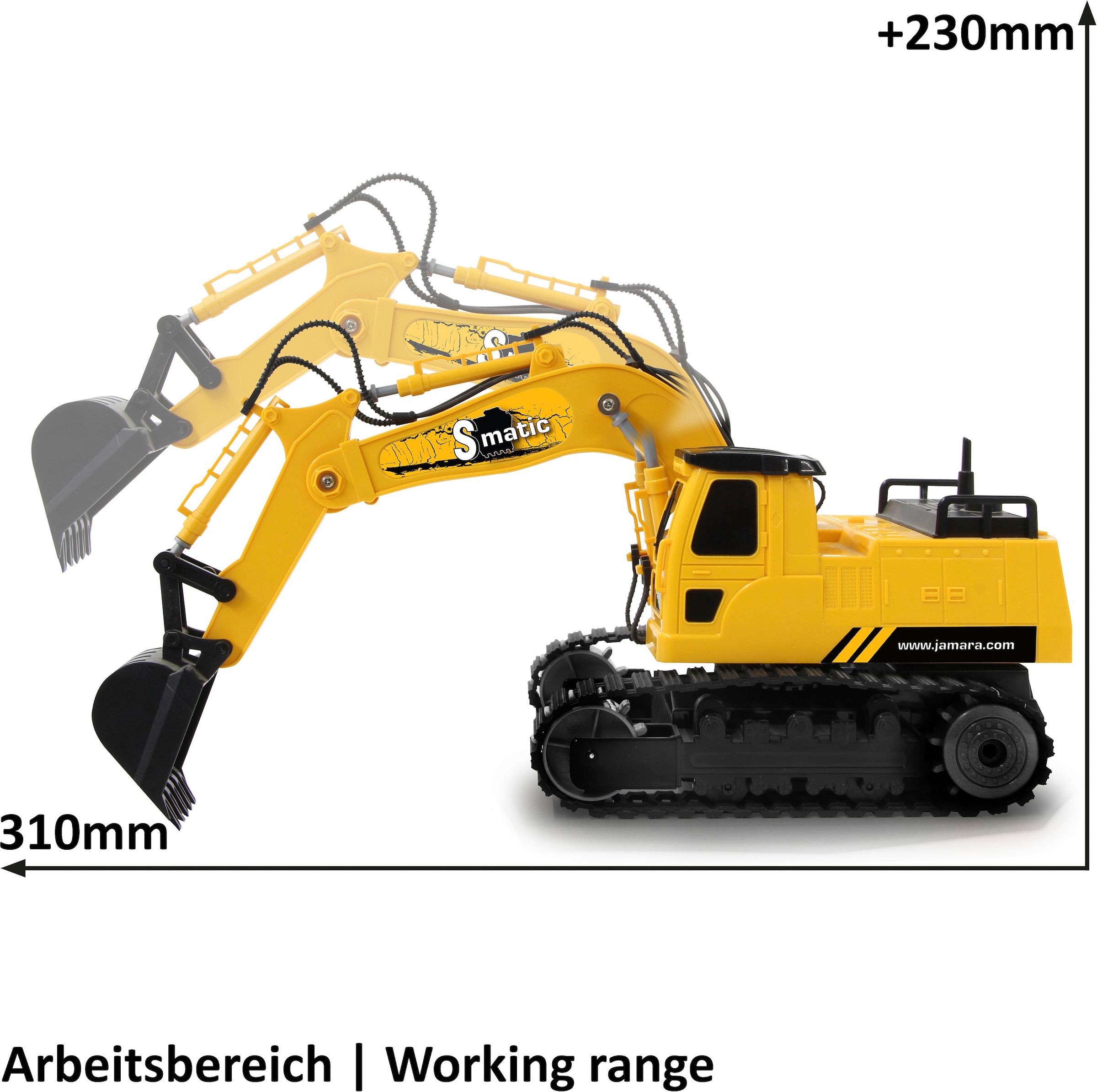 Jamara RC-Bagger »S-Matic 2,4GHz«