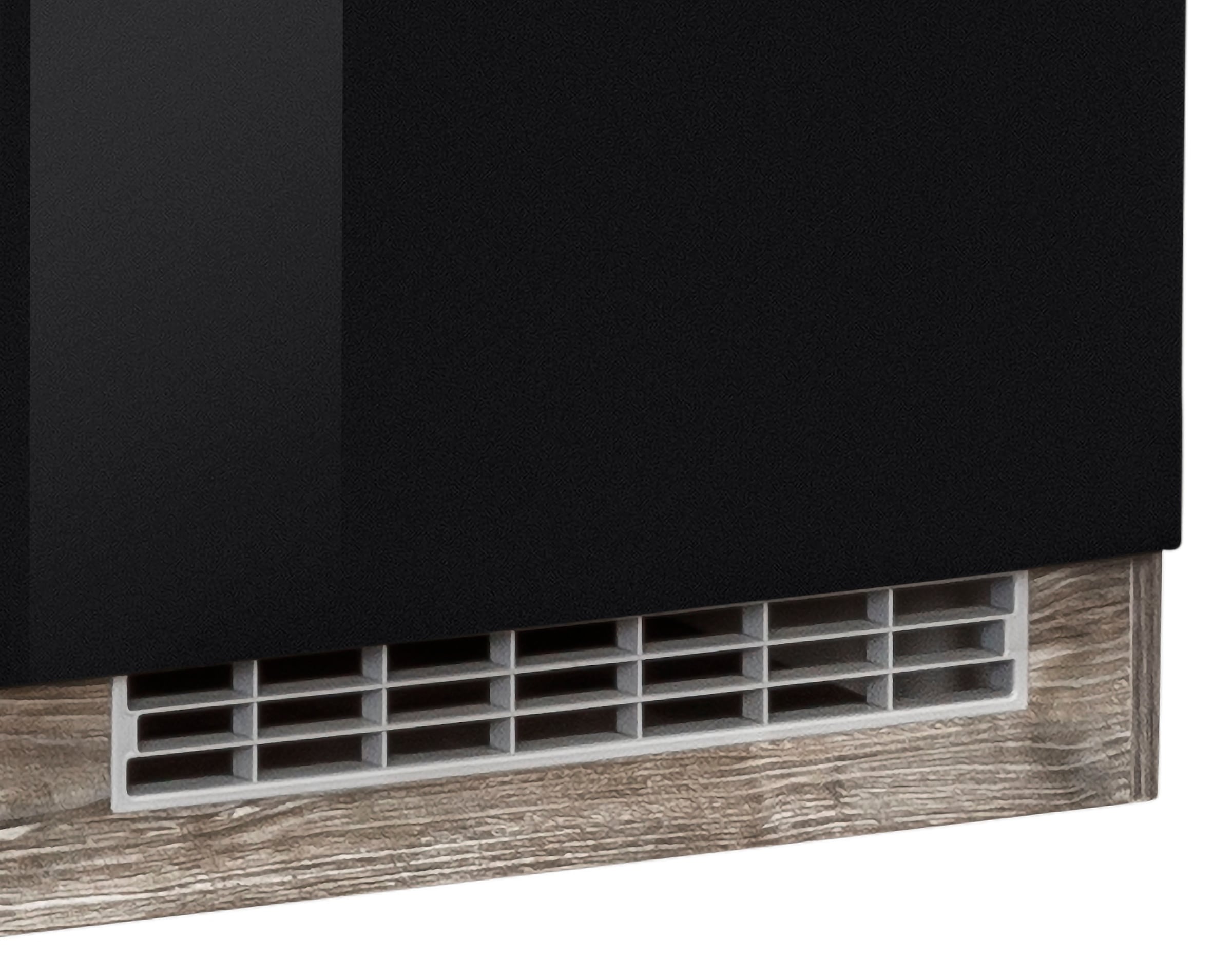 KOCHSTATION Küchenzeile »KS-Brindisi« Breite 210 cm, wahlweise mit E-Geräten, mit MDF-Fronten und Regal