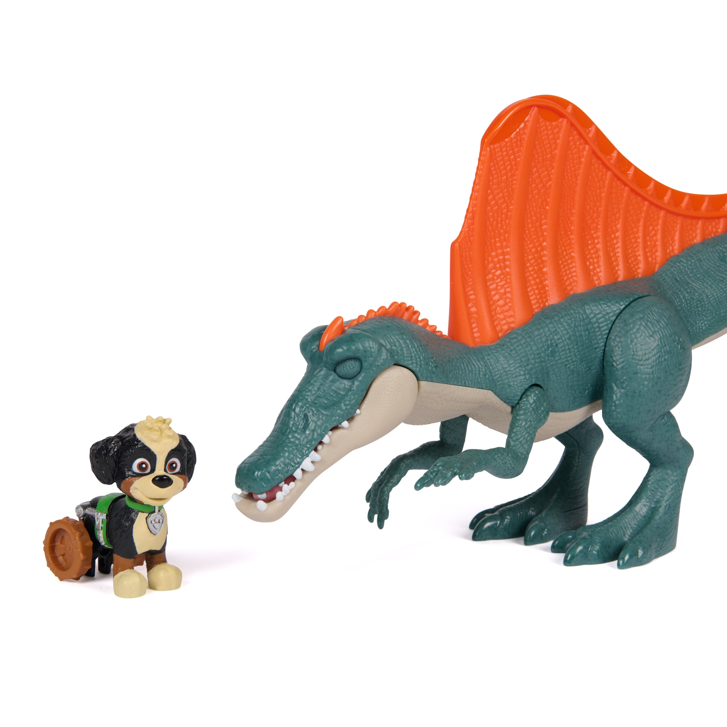 Spin Master Spielwelt »PAW Patrol: Der Dino Film, Rise & Roll Dino, Rex-Figur mit Spinosaurus«