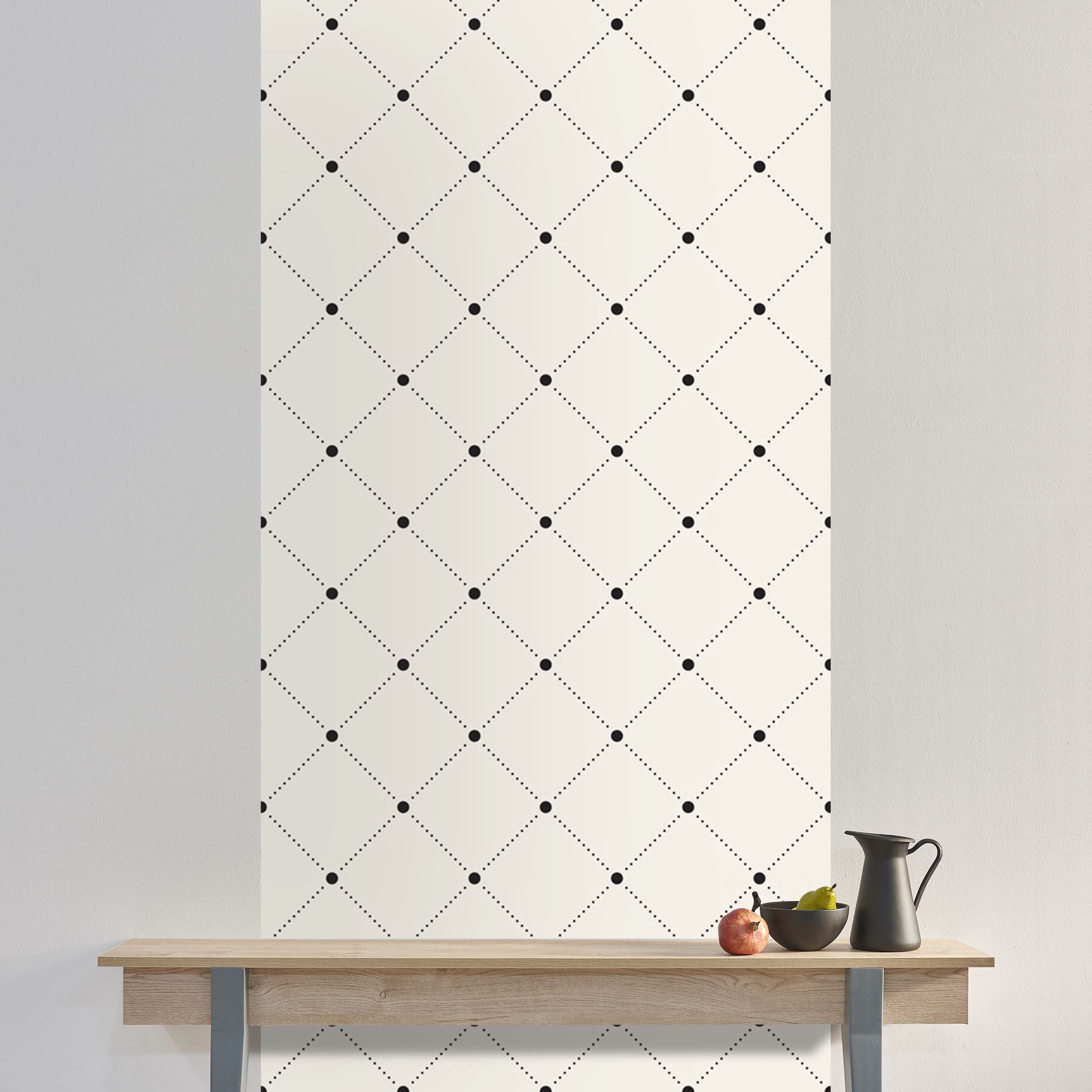 queence Vinyltapete »Delu«, gemustert-Farbverlauf-bedruckt-abstrakt, 90x250cm, selbstklebend, kinderleichte Anbringung, Sticker