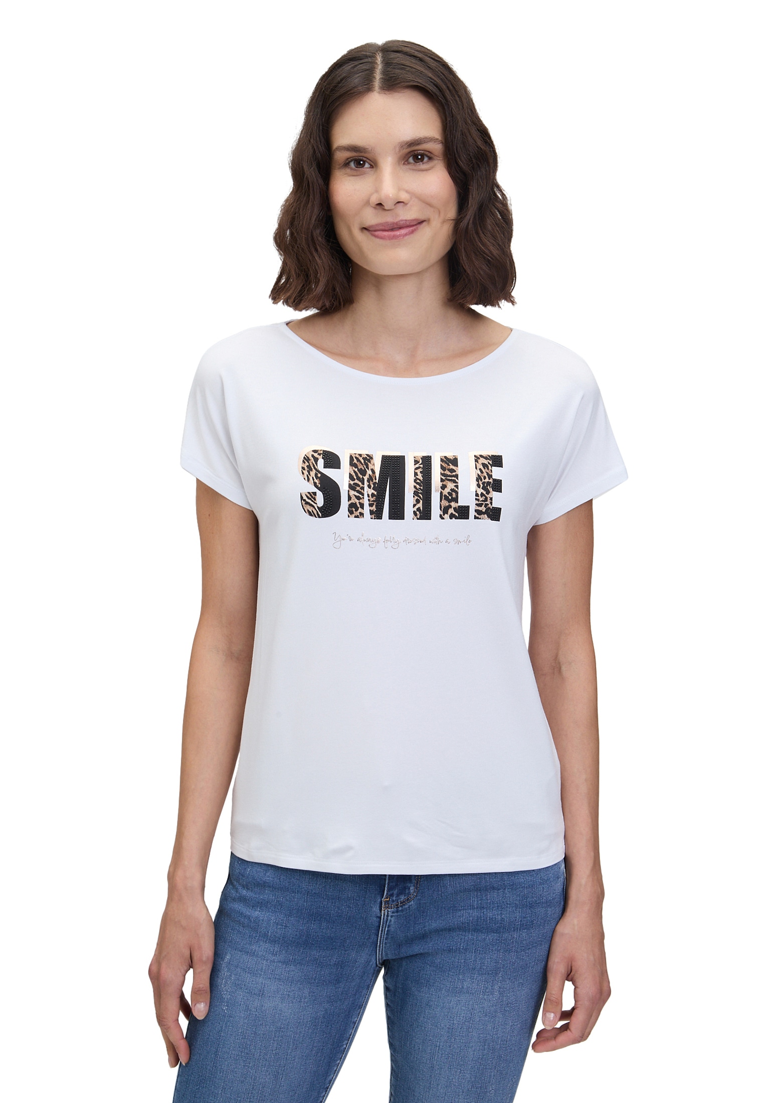 Betty Barclay Kurzarmshirt »Basic Shirt mit Placement«