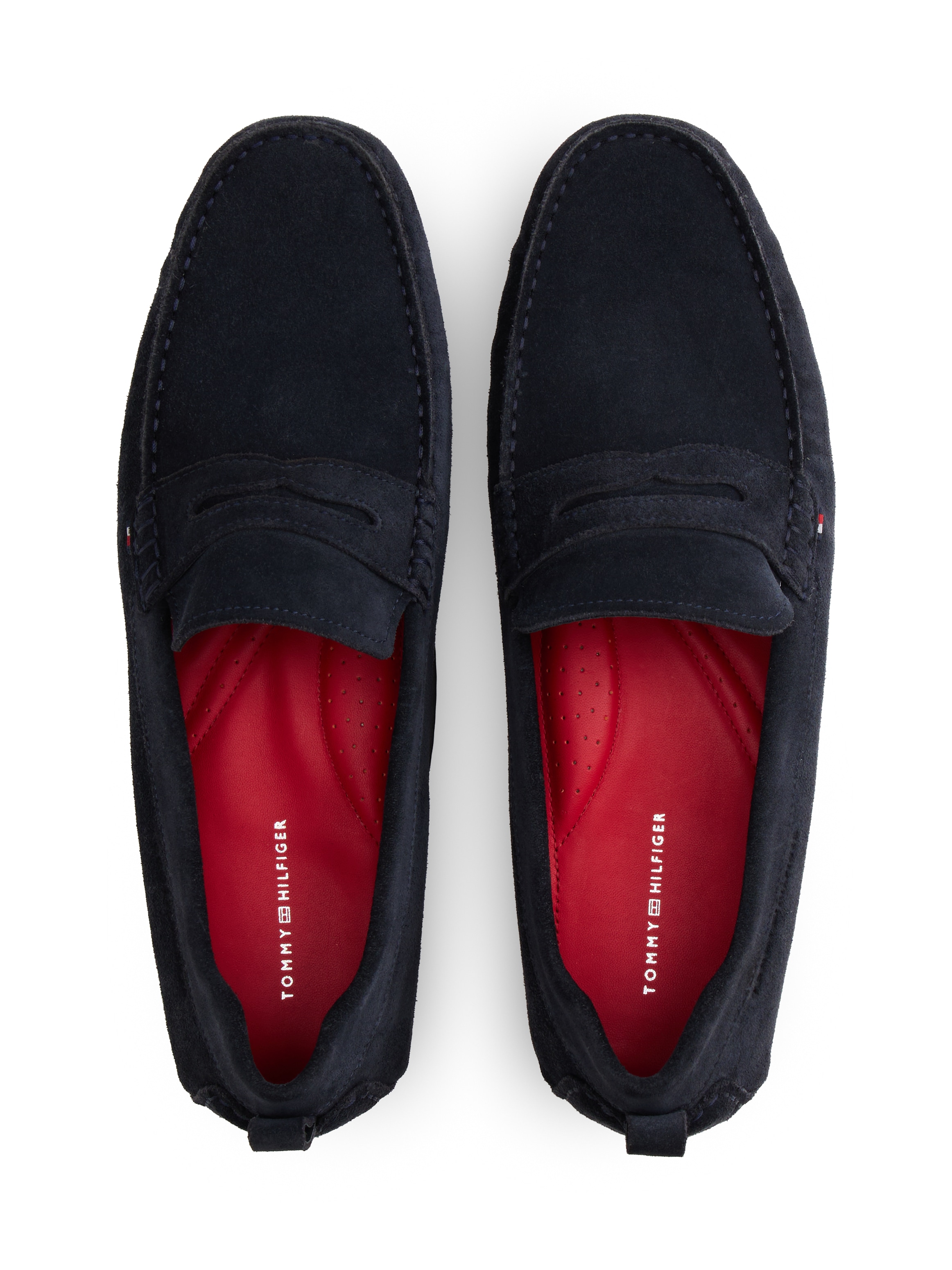 Tommy Hilfiger Slipper »CORE HILFIEGR SUEDE DRIVER«  Flats, Schlupfschuh in Mokassin-Optik