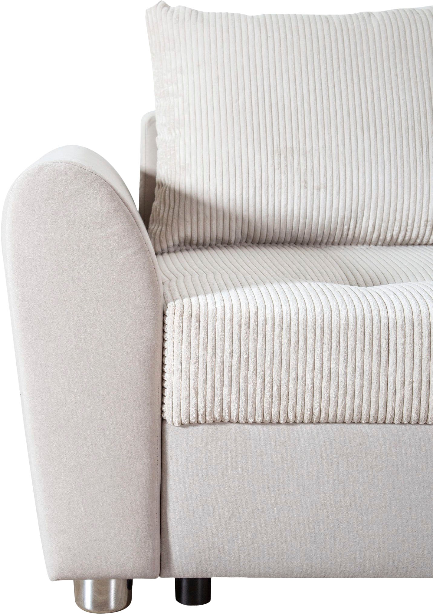COLLECTION AB Ecksofa »JANA XL-Sofa L-Form«, inkl. Bettfunktion, Bettkasten und Bonnelfederkern