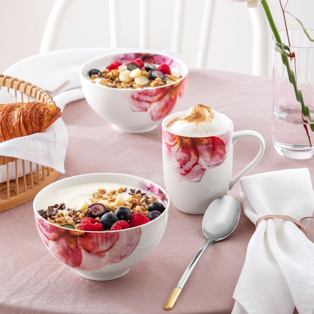 Villeroy & Boch Schale »Bols Rose Garden 470 ml 4er Set bunt«
