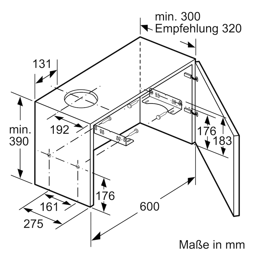 Constructa Flachschirmhaube »CD30637«