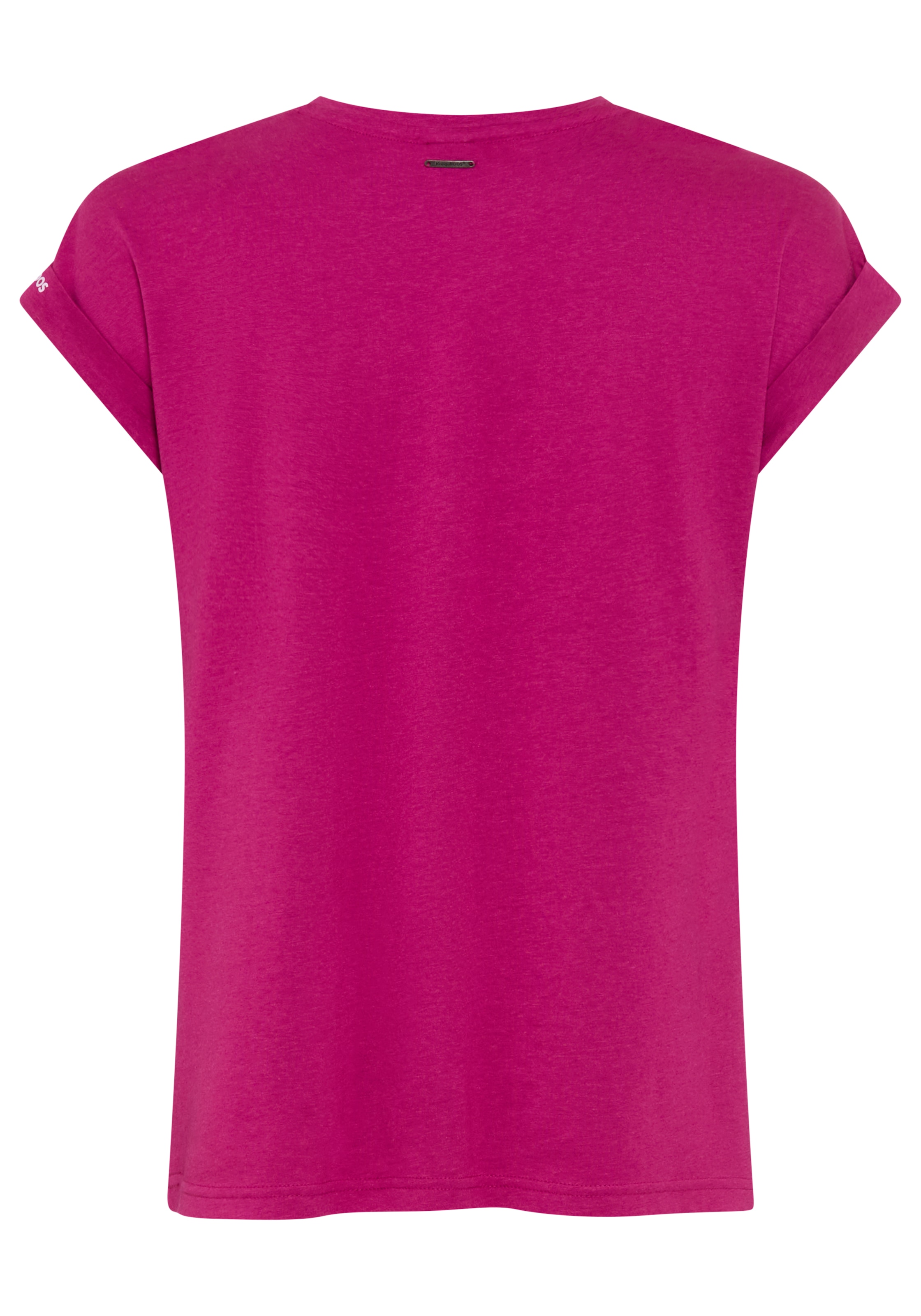 KangaROOS T-Shirt figurumspielende Passform, hüftlange Schnittform