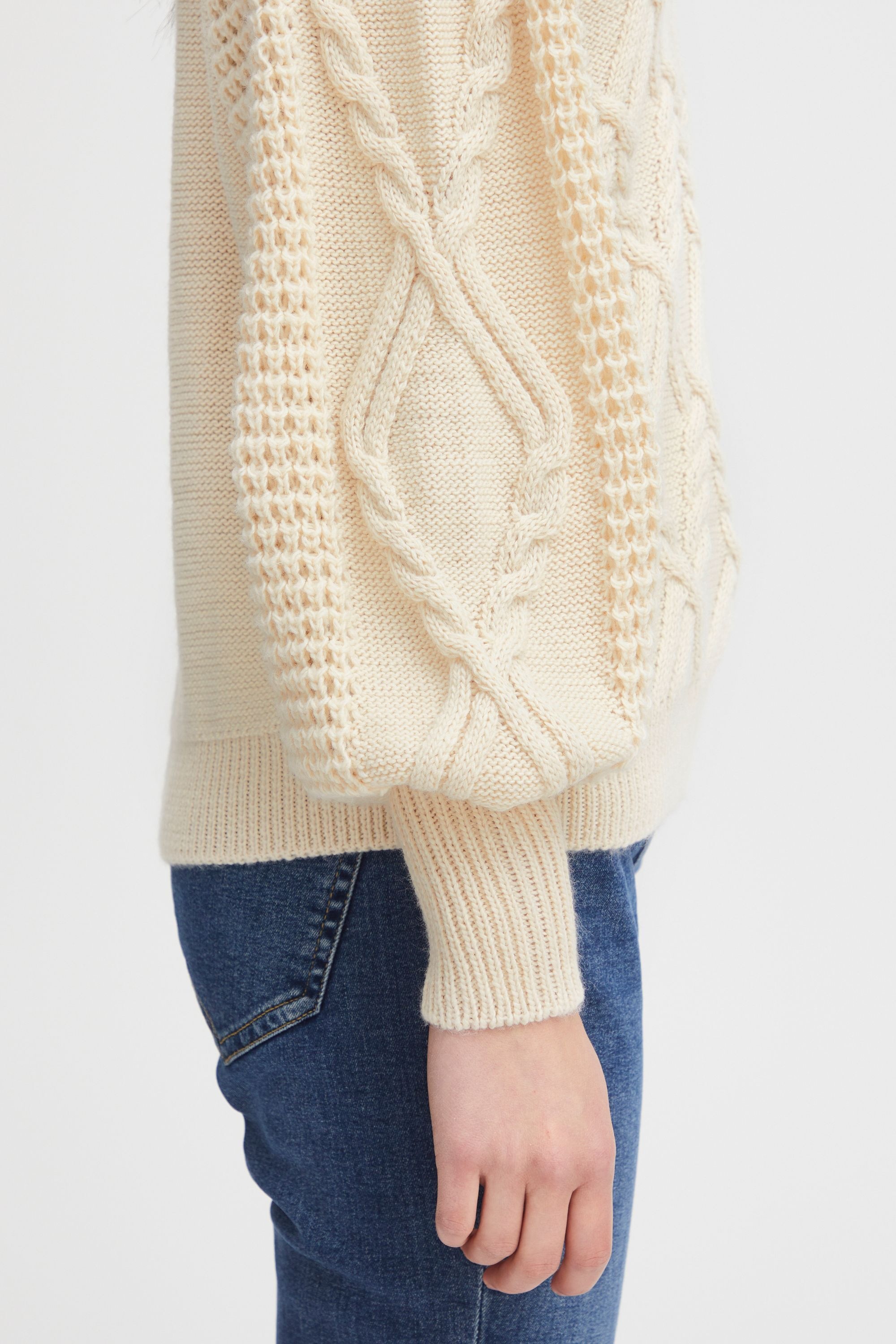 Ichi Strickfleece-Pullover »Strickpullover IHAndosa«