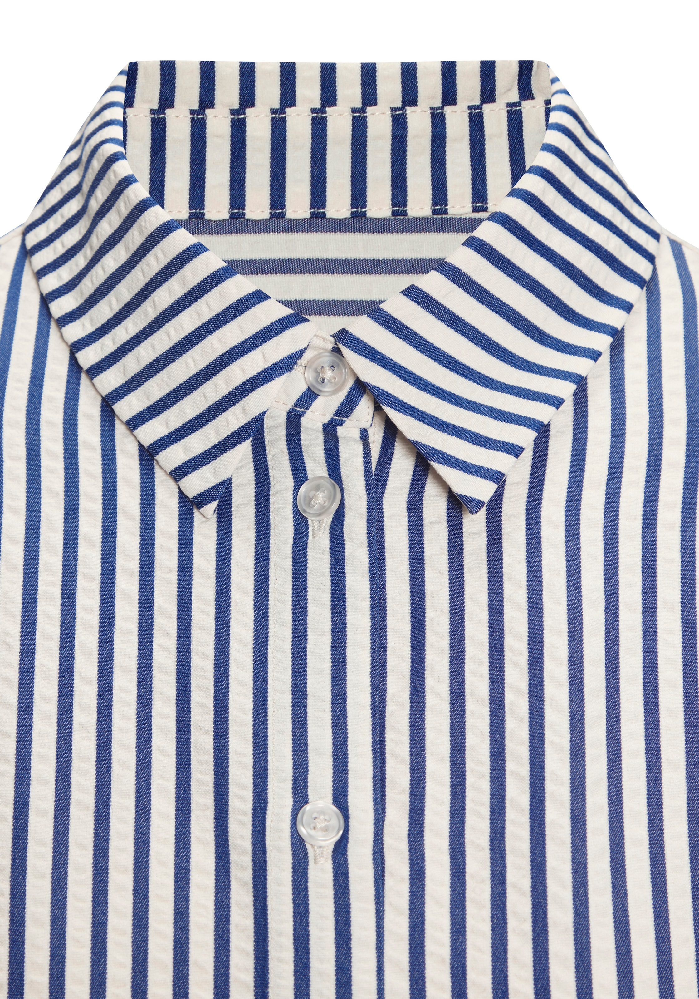 Vivance Hemdbluse mit Streifenmuster, bügelfreie Qualität