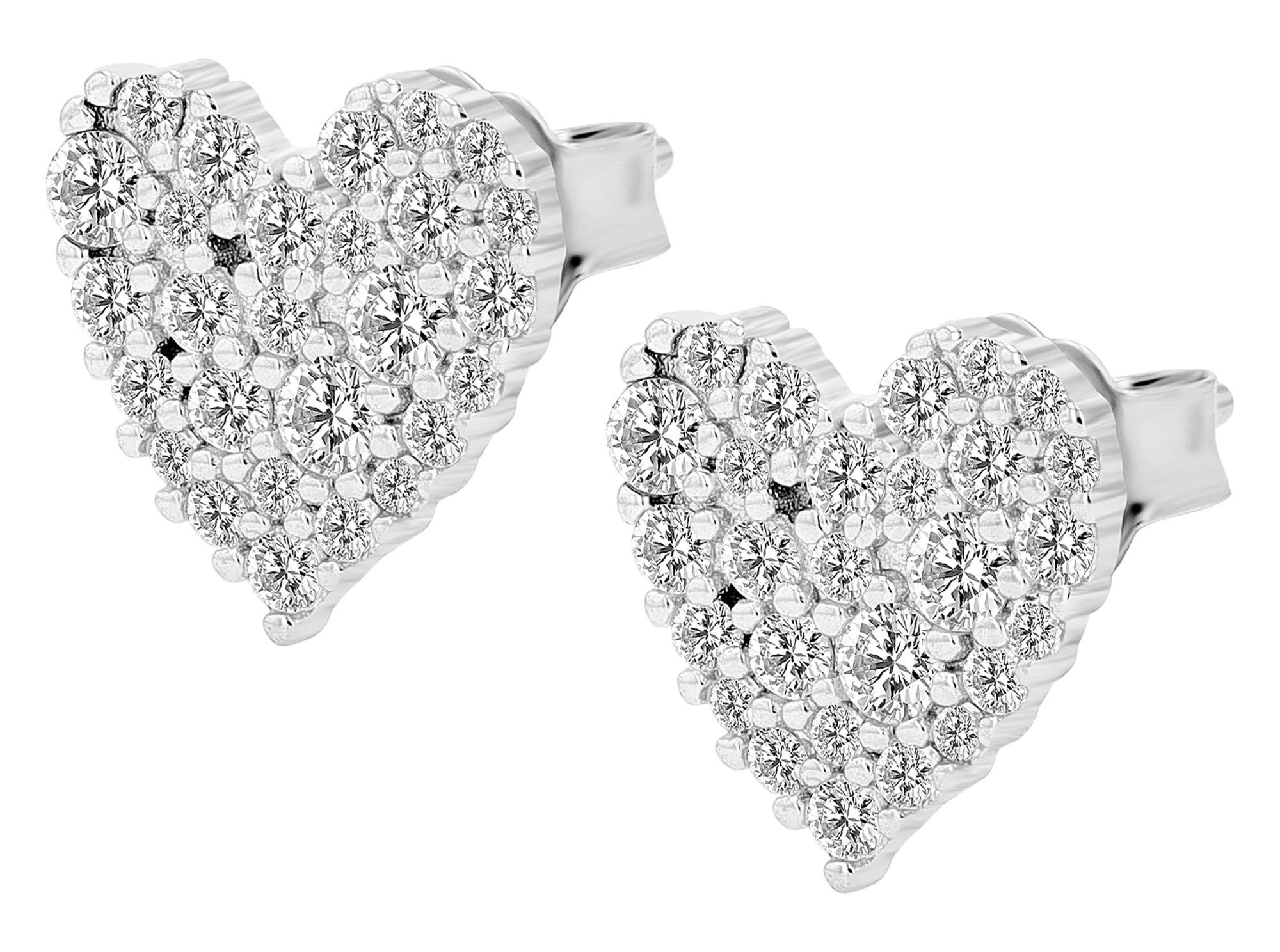 Adelia´s Paar Ohrstecker »Damen Ohrringe ¿ Ohrstecker aus 925 Silber«