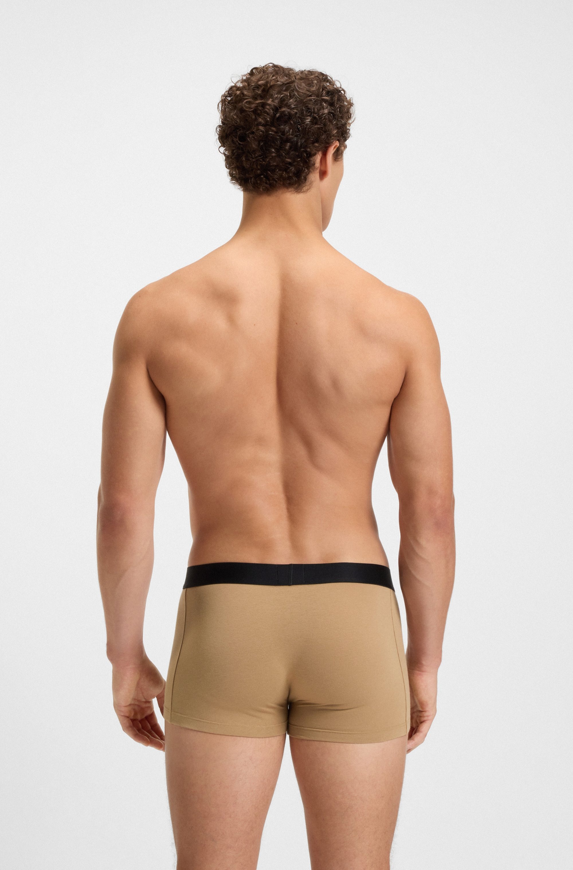BOSS Trunk »3P Trunk BOSS ONE«, mit unifarbenen Bund