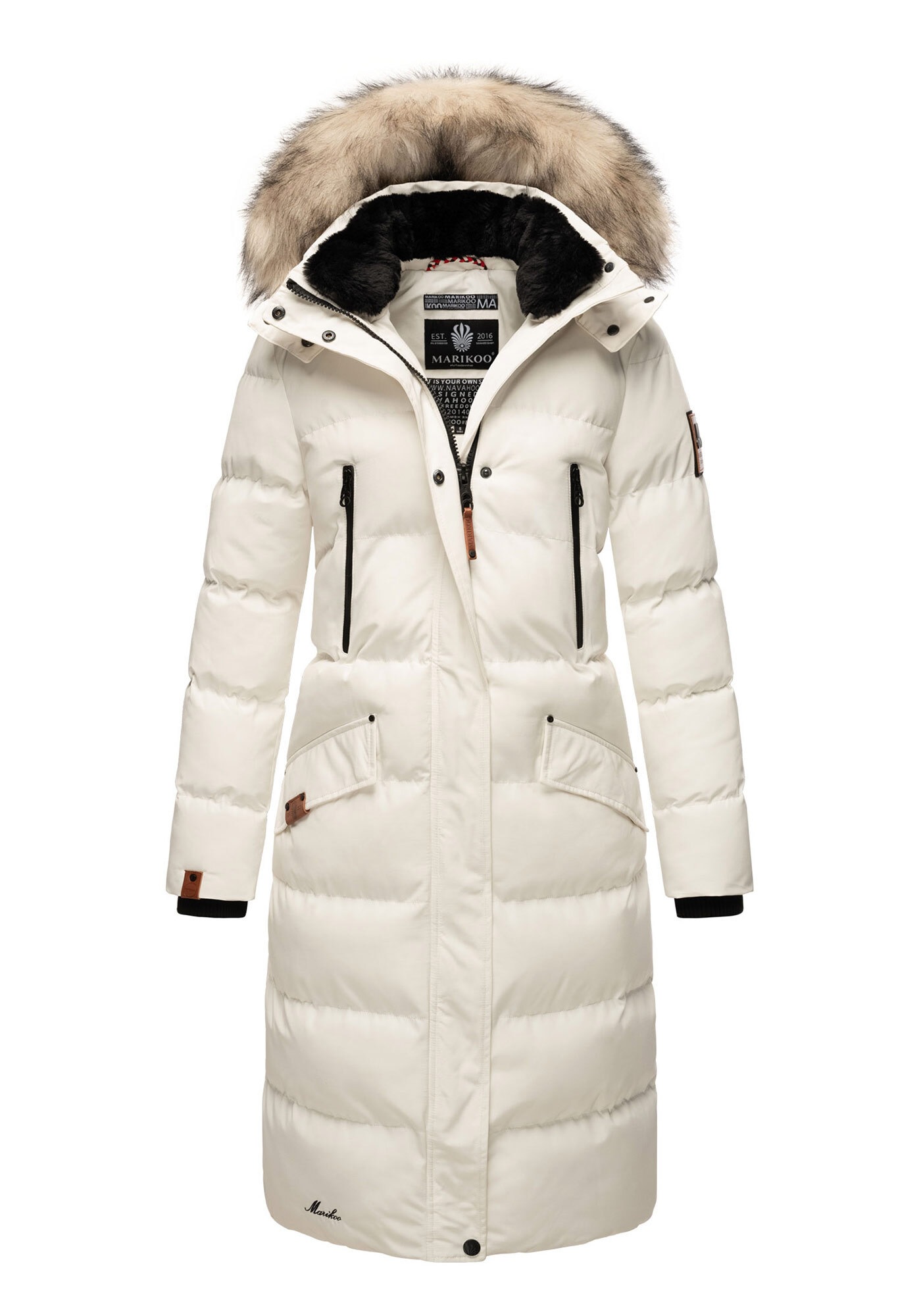 Marikoo Winterjacke »Marikoo Schneesternchen Damen Winter Steppjacke B890«