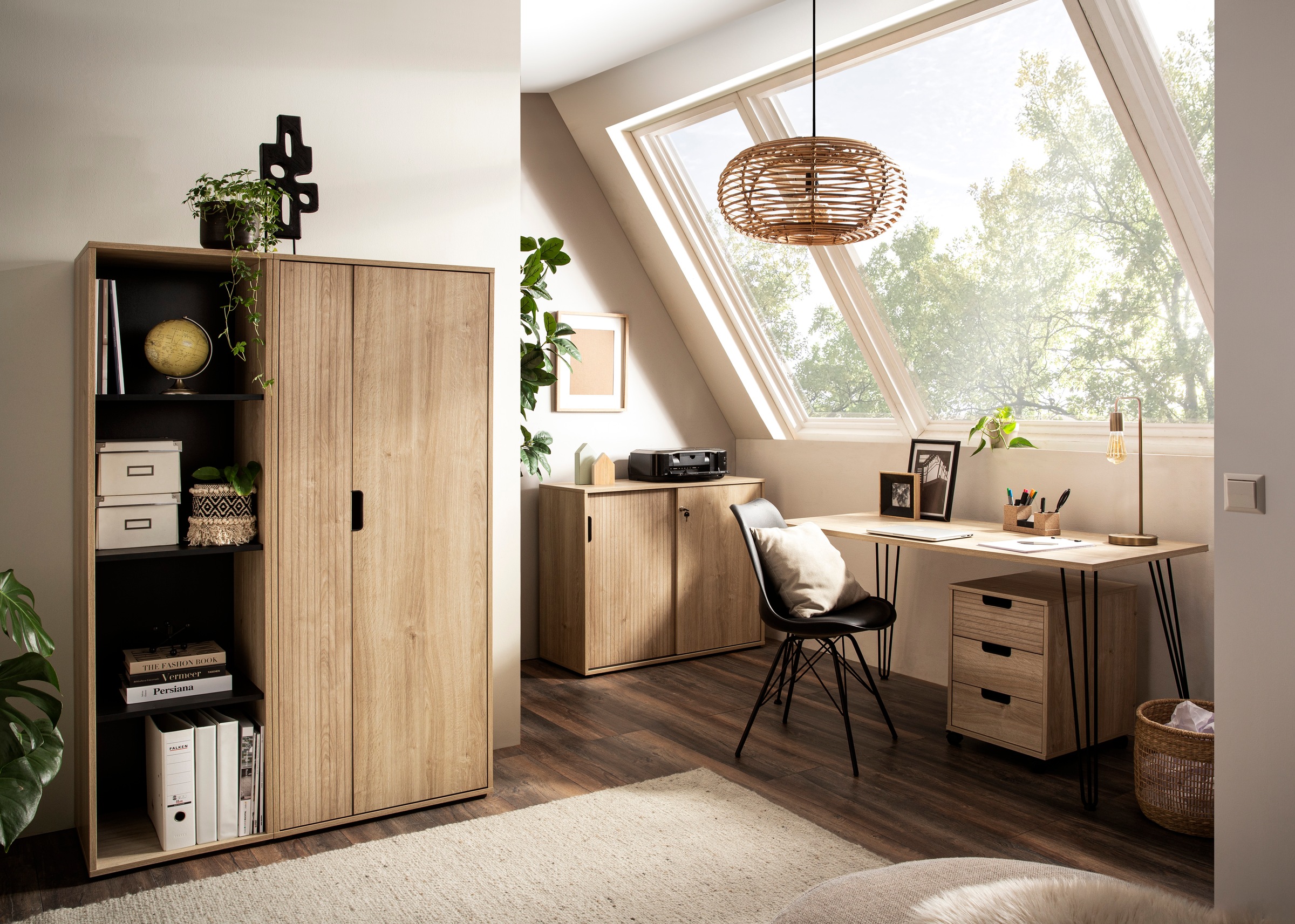 Schildmeyer Aktenschrank »Emmik, Breite 65,1 cm, Platz für 4 Ordnerreihen«, Made in Germany