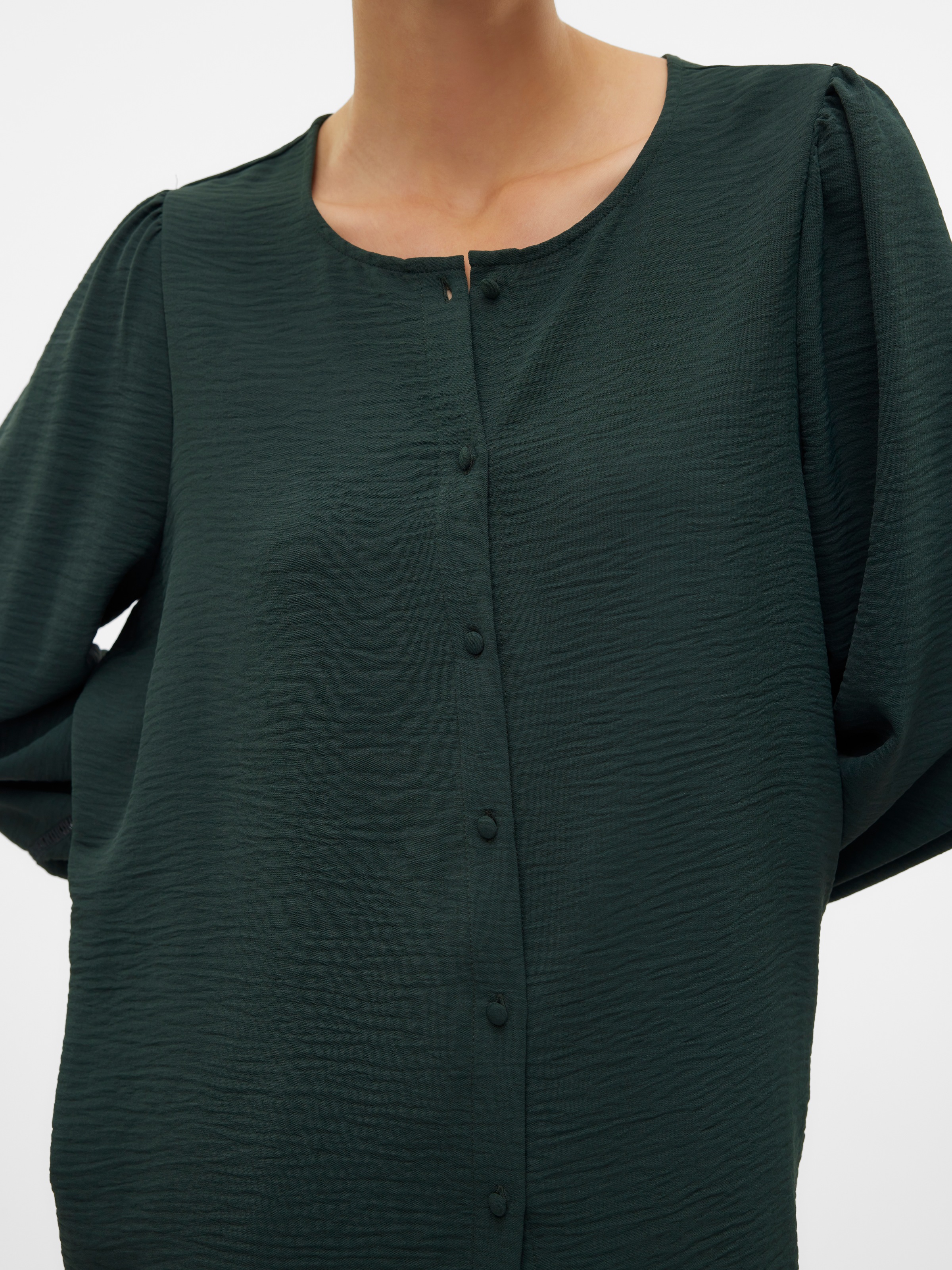 Vero Moda Langarmbluse »VMALVA L/S TAPE SHIRT WVN GA«