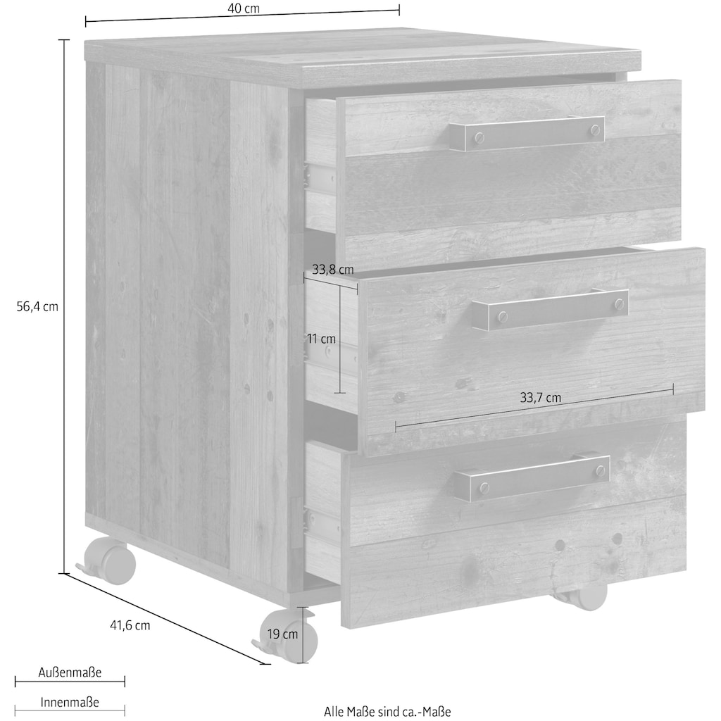 FORTE Rollcontainer »Clif«