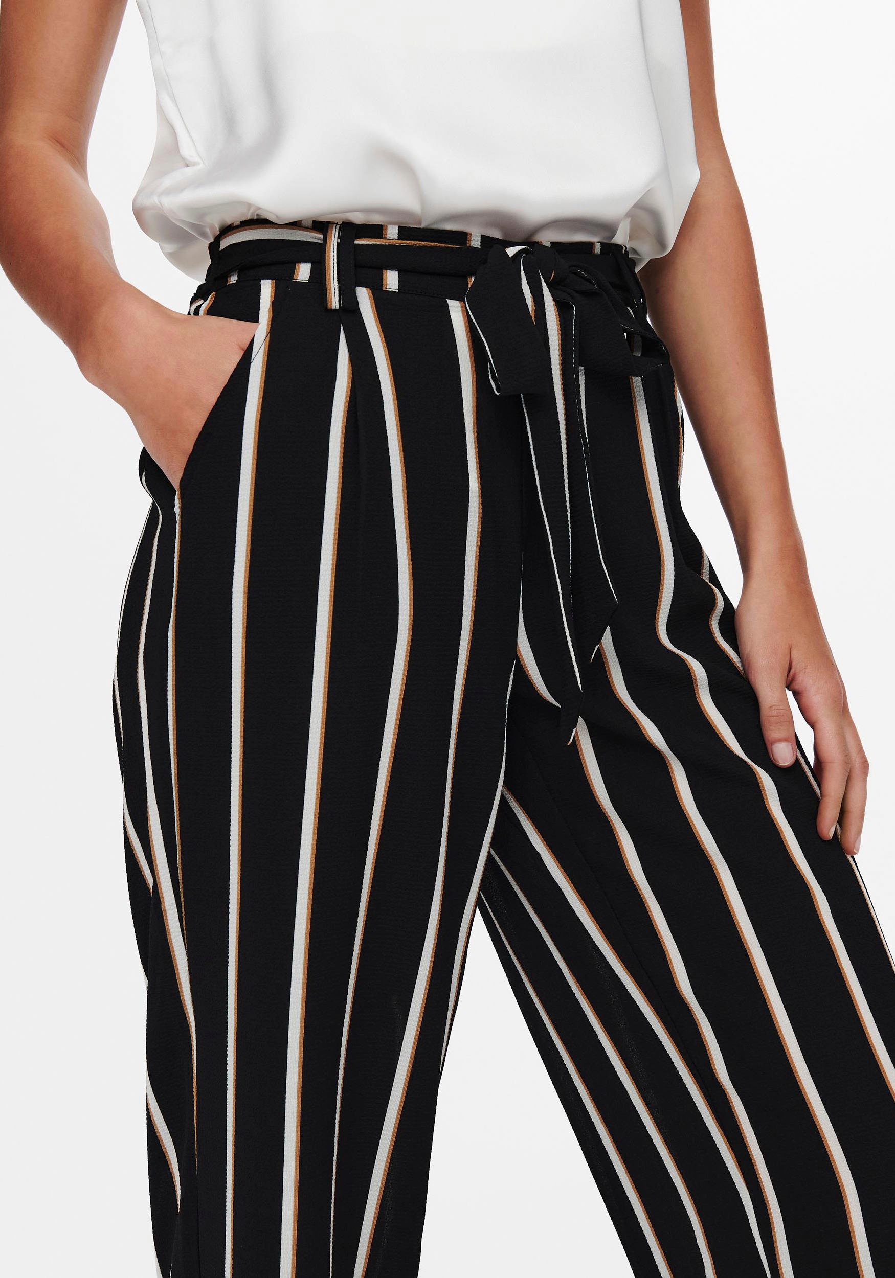 ONLY Palazzohose oder Design bei PANT PTM«, gestreiftem OTTO in »ONLWINNER NOOS CULOTTE PALAZZO uni