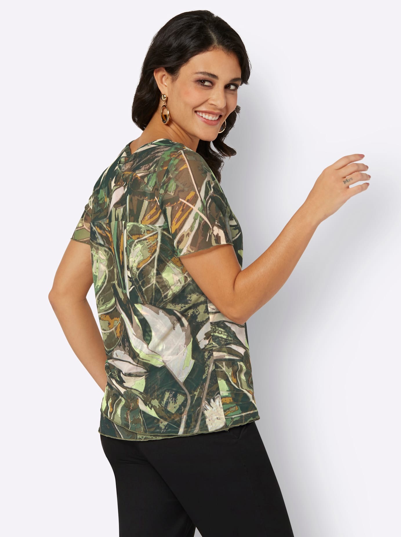 creation L Kurzarmshirt »Shirt«, (1 tlg.)