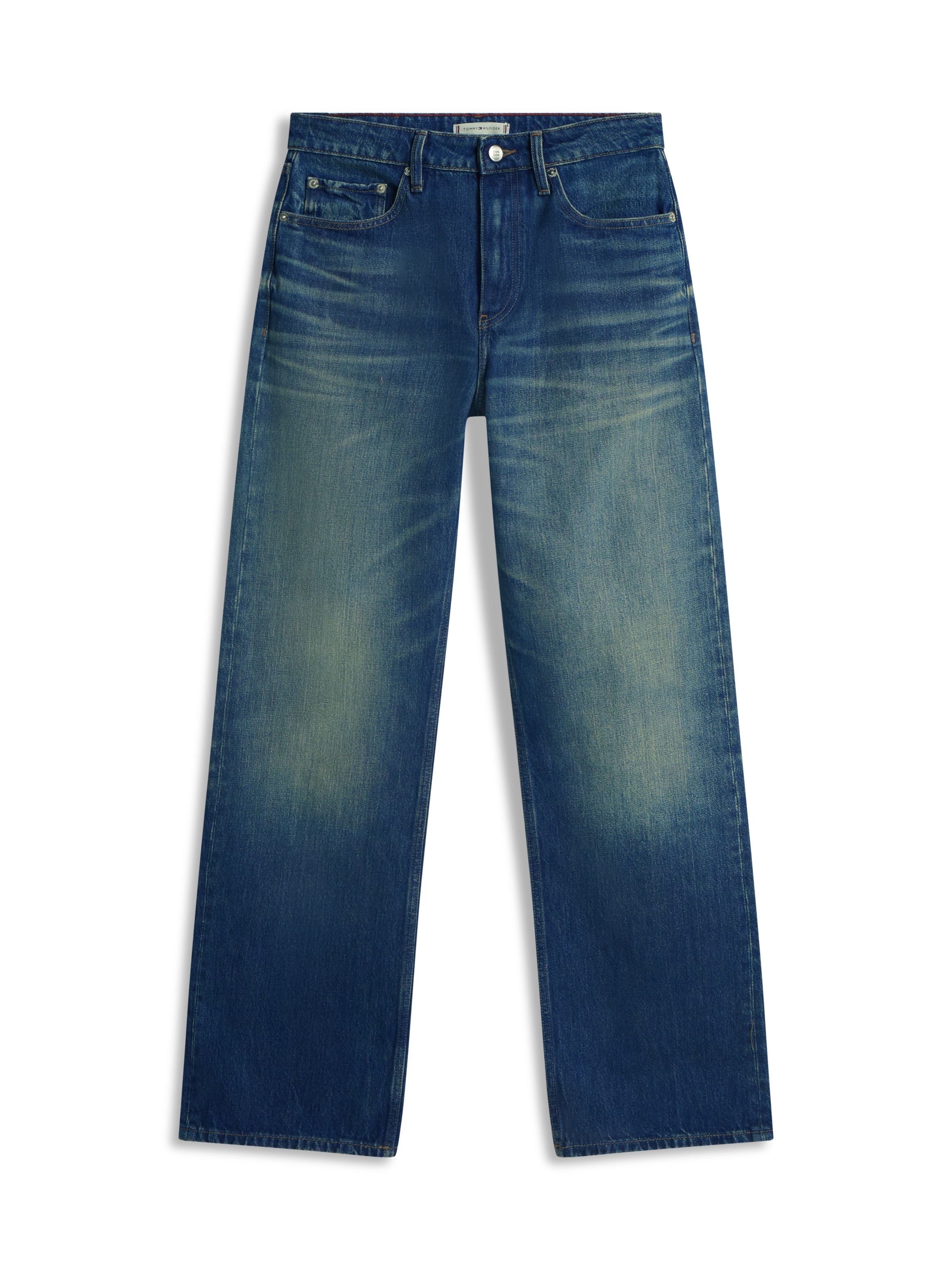 Tommy Hilfiger Loose-fit-Jeans »DNM NATE LOOSE STRAIGHT RW« High Rise, Baumwoll-Denim
