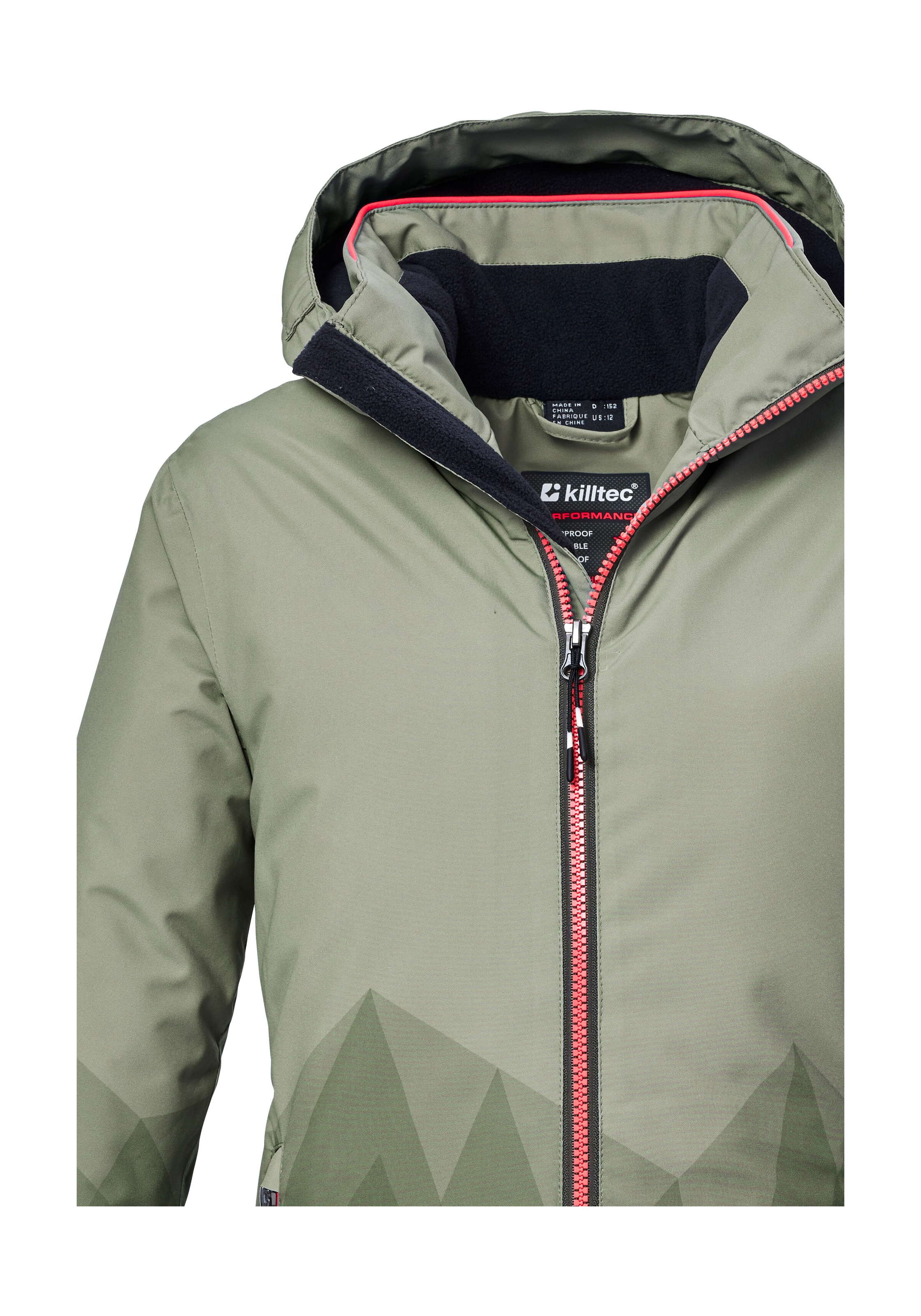 Killtec Skijacke »KSW 328 GRLS SKI JCKT«, Wasser- und winddichte Mädchen-Winterjacke mit verstellbarer Kapuze