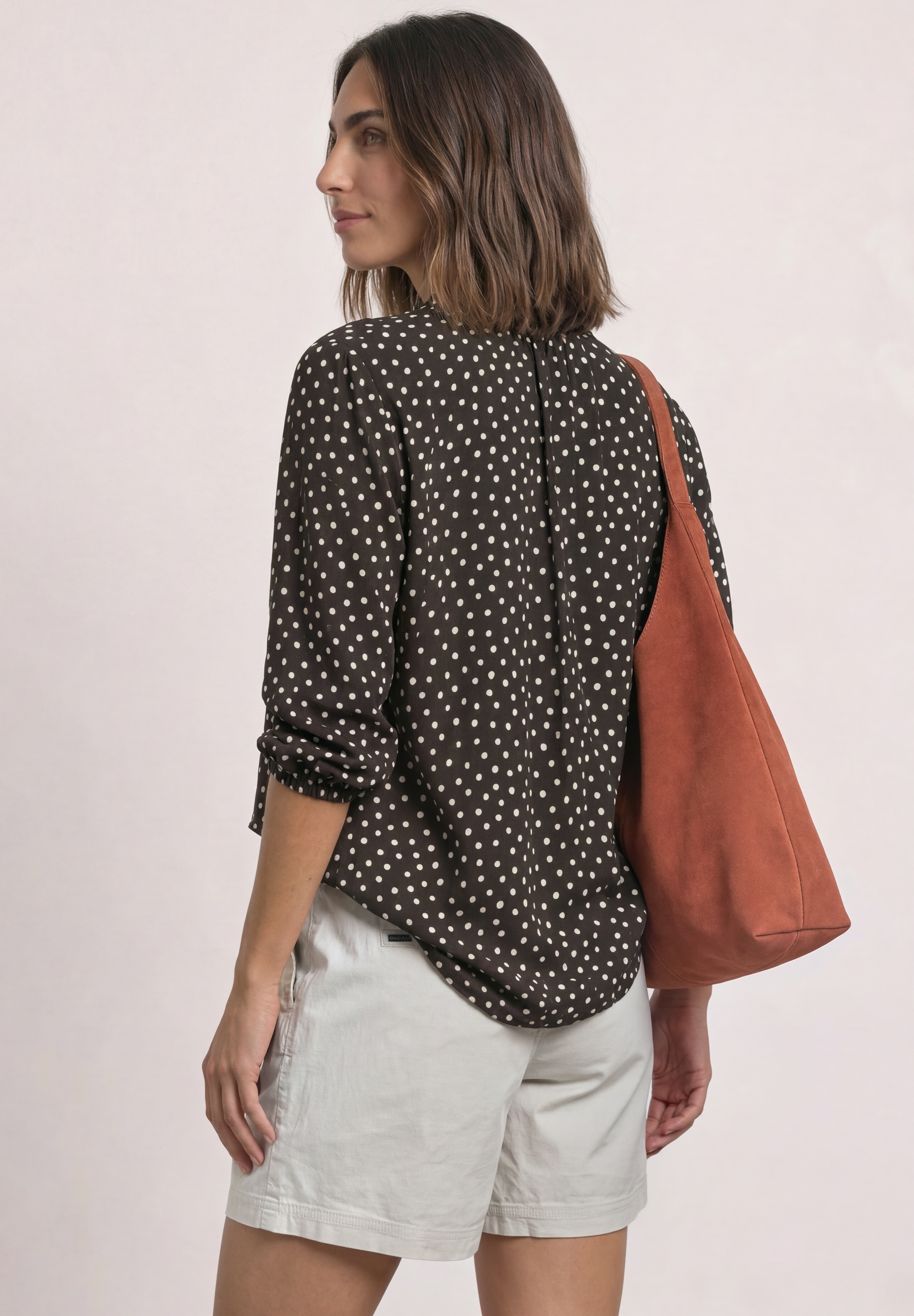 STREET ONE 3/4-Arm Tunika mit Split Neck / mit Punkten