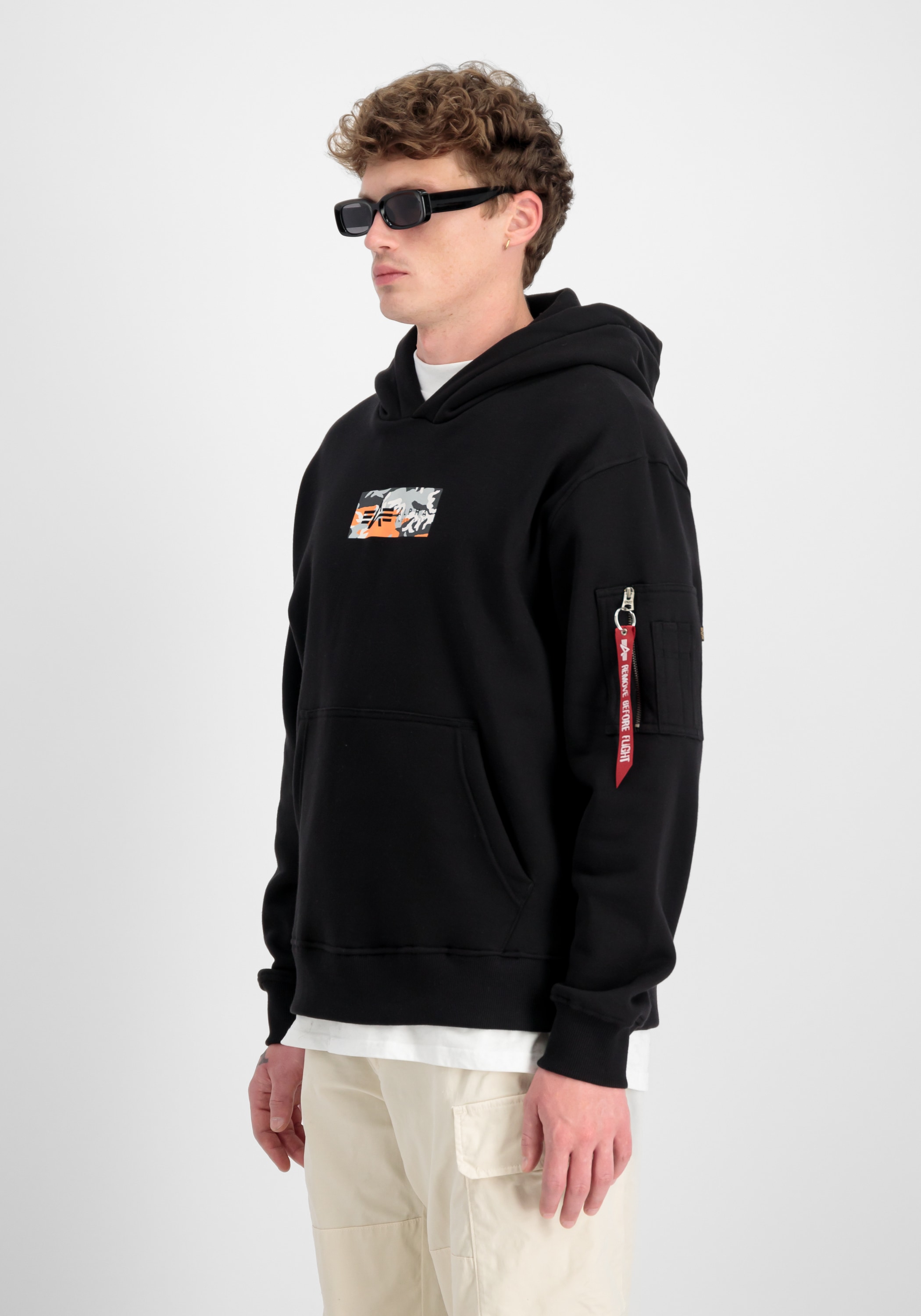 Alpha Industries Hoodie »Alpha Industries Men - Hoodies Camo Panel Hoodie«